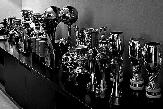 Casemiro wife Anna Mariana posted a picture of her husband’s trophy collection