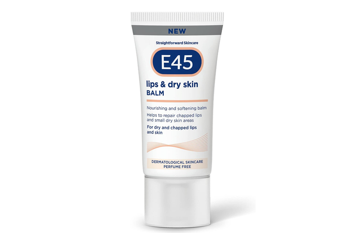 Best lip balm indybest review E45 lips and dry skin balm