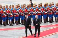 Russian leader Putin visits Mongolia, defying an international warrant for his arrest