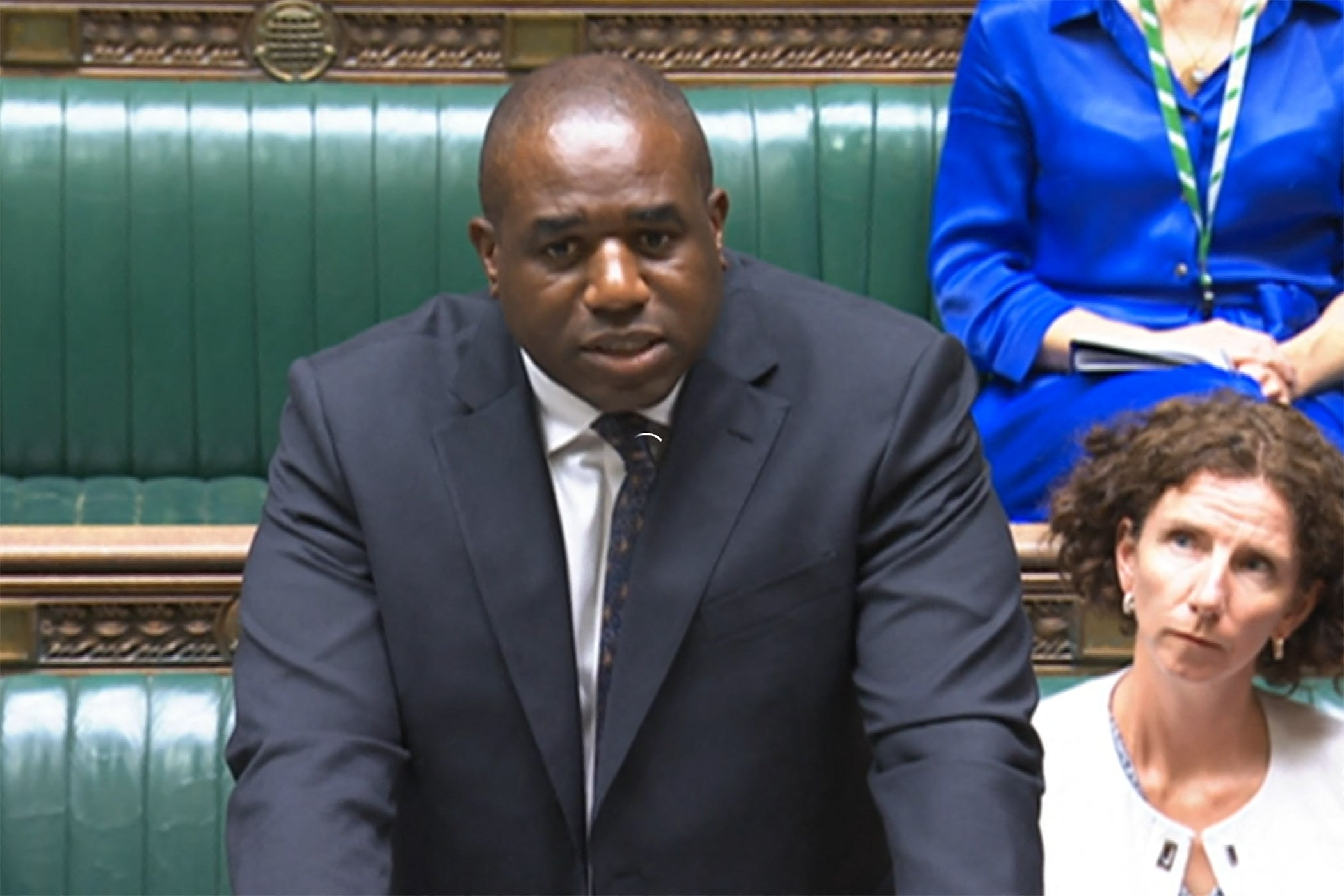 David Lammy announced the suspension on Monday