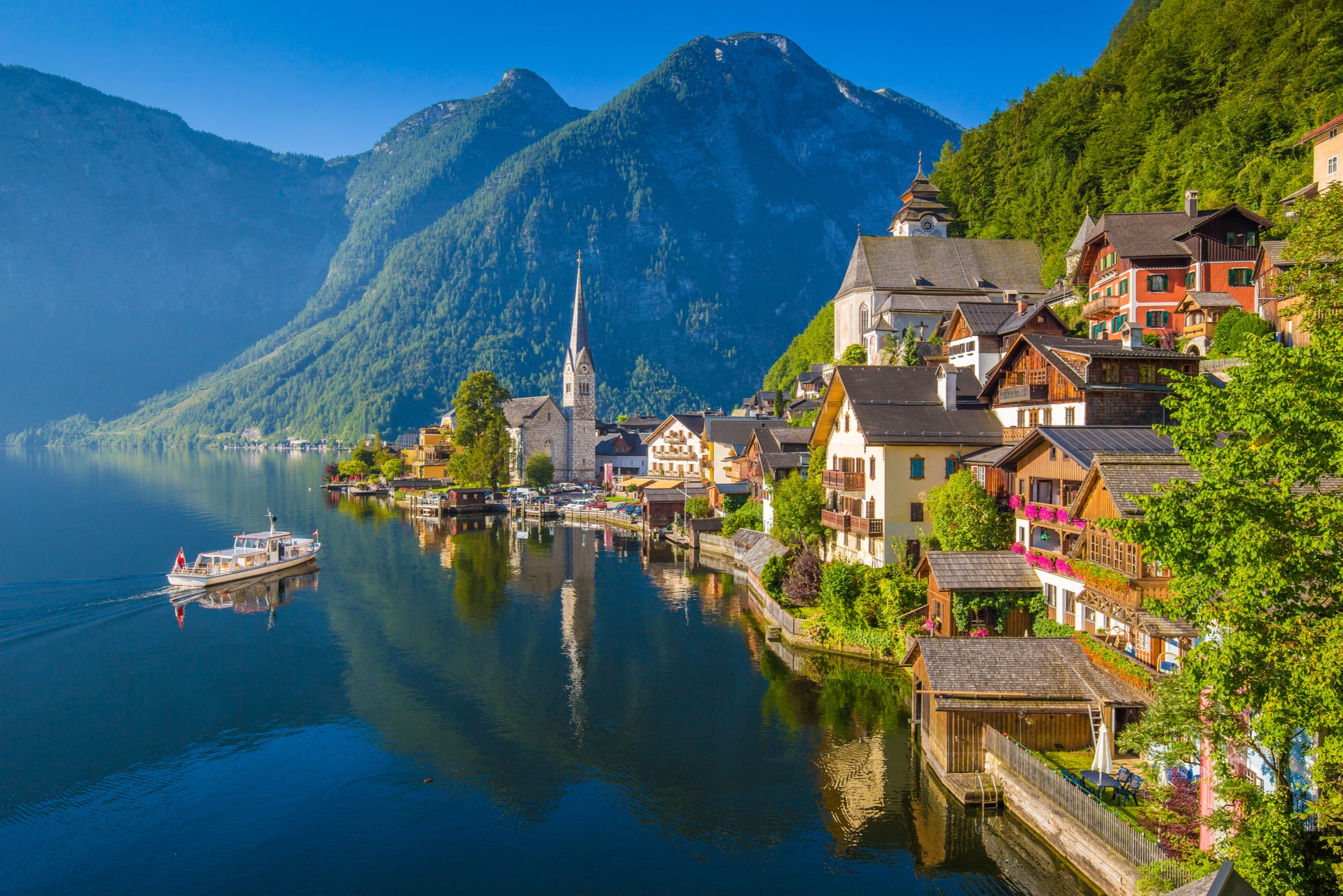 Hallstatt is famous for its idyllic fairytale-like town setting, attracting thousands of tourists each year