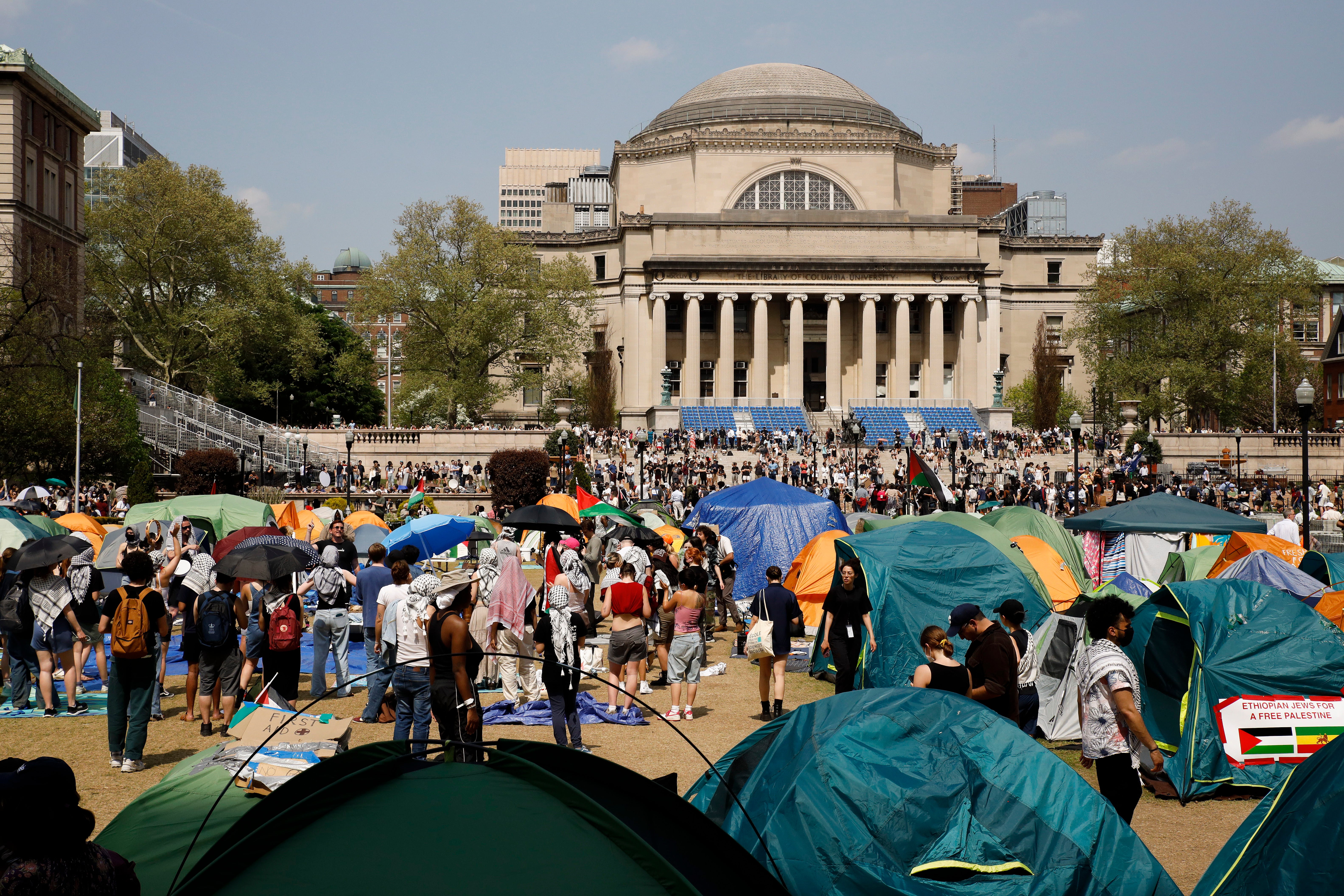 Campus Protests-Columbia