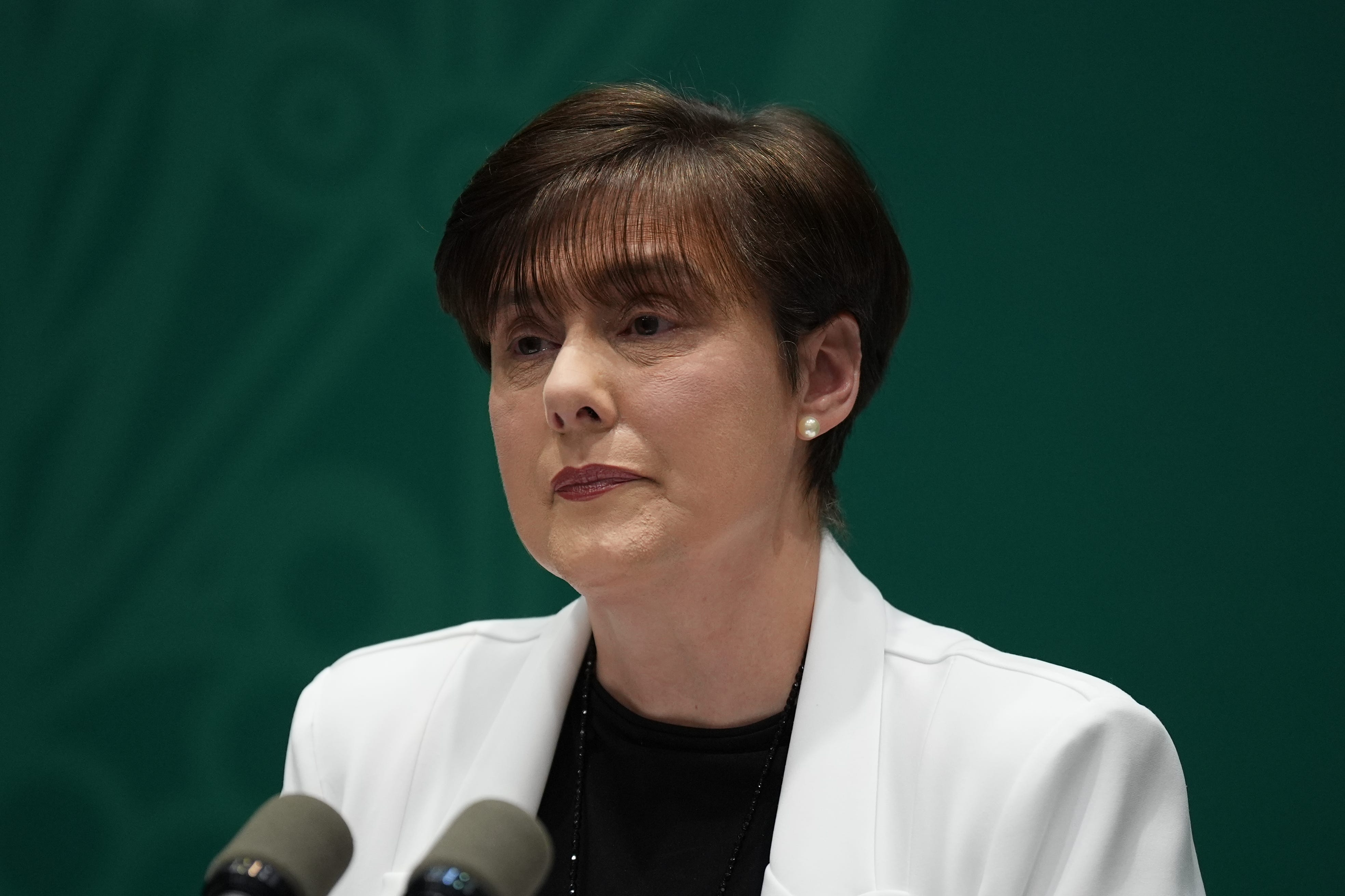 Minister for Education Norma Foley said the abuse led to ‘the premature end of their childhood’ (Niall Carson/PA)