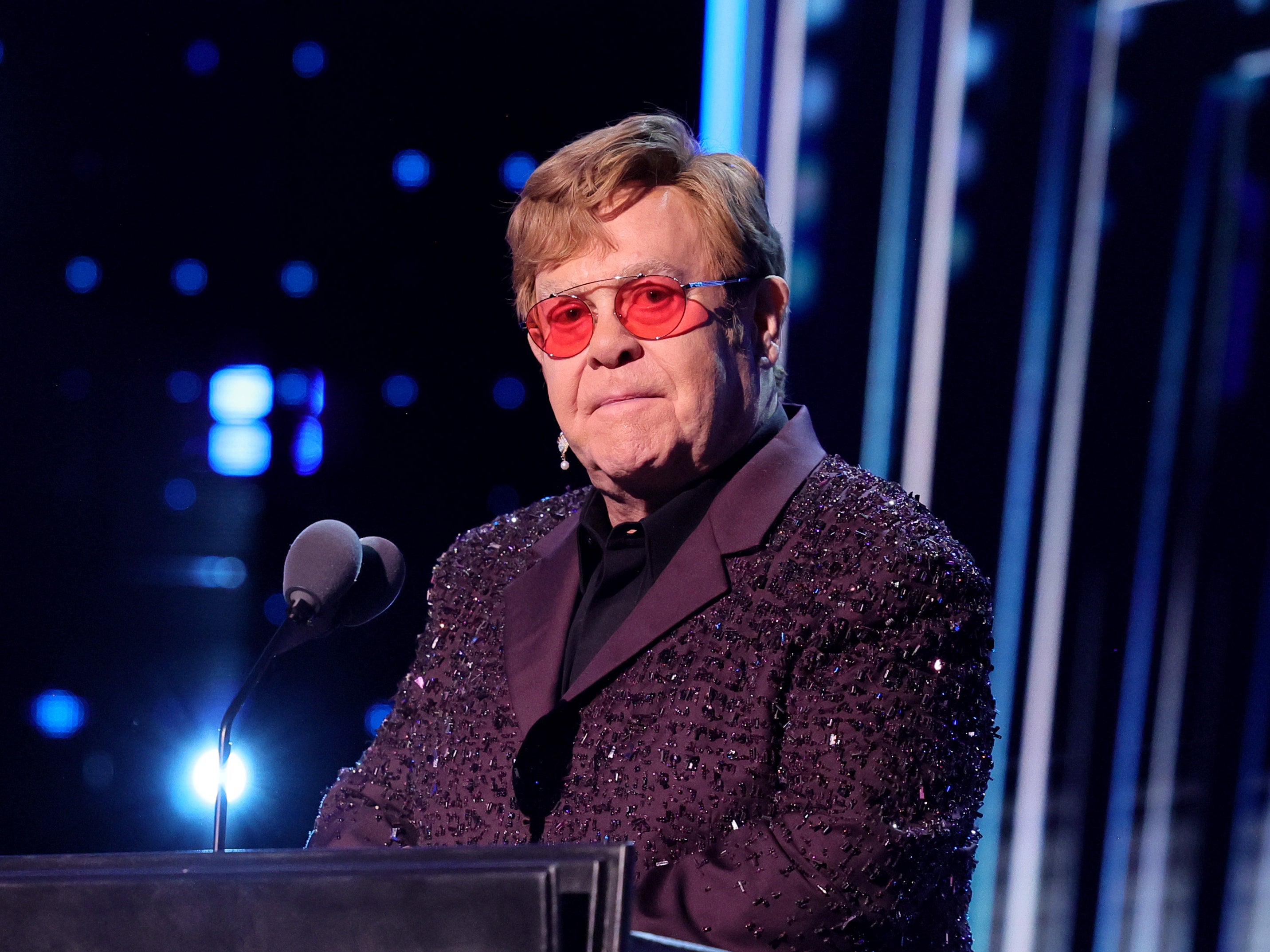 Elton John revealed he’s been healing from a ‘severe eye infection’