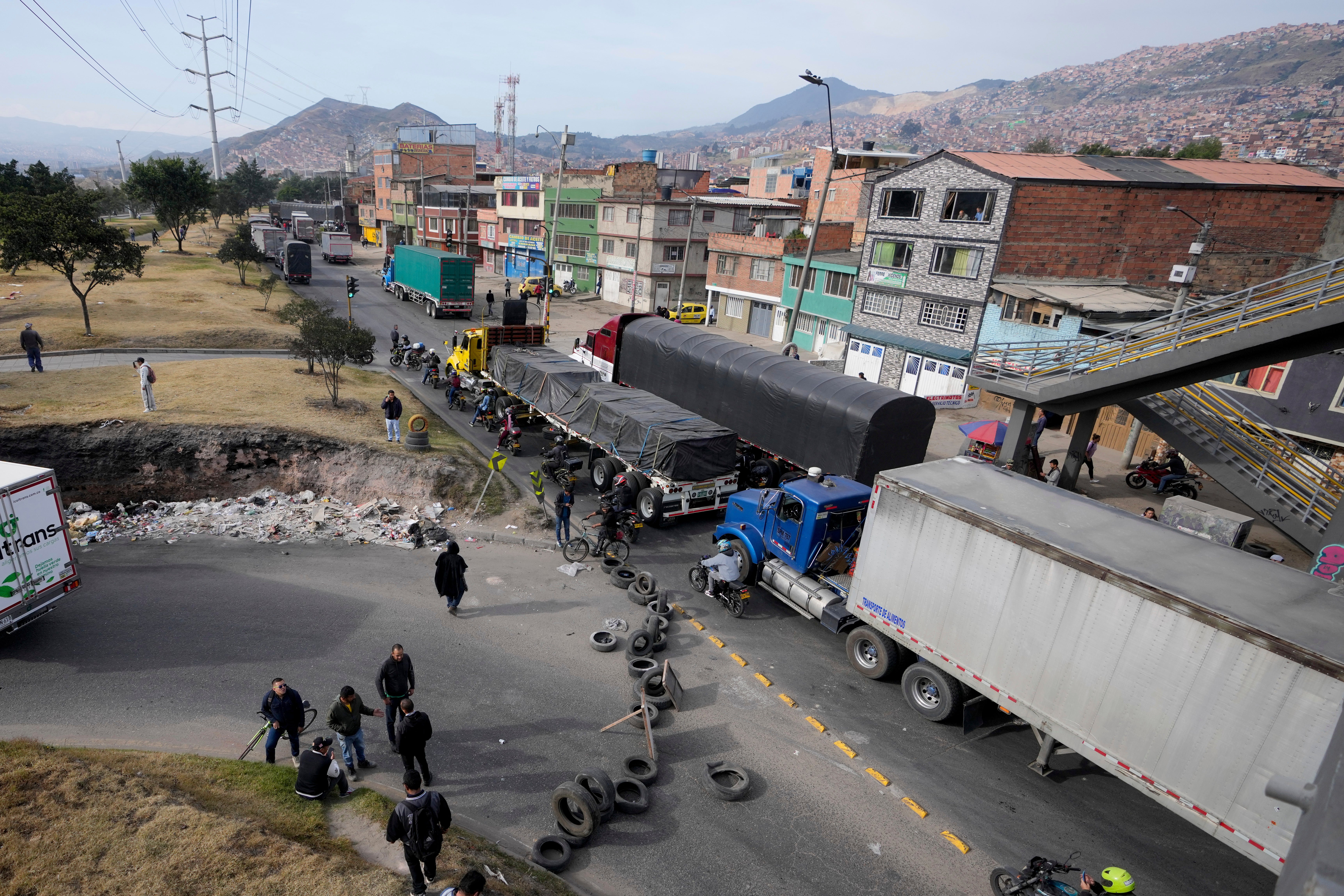 Colombia Truckers Protest