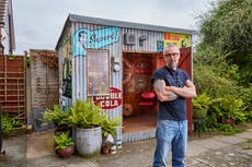 Art technician wins Shed of the Year prize for ‘ghost-town chic’ structure