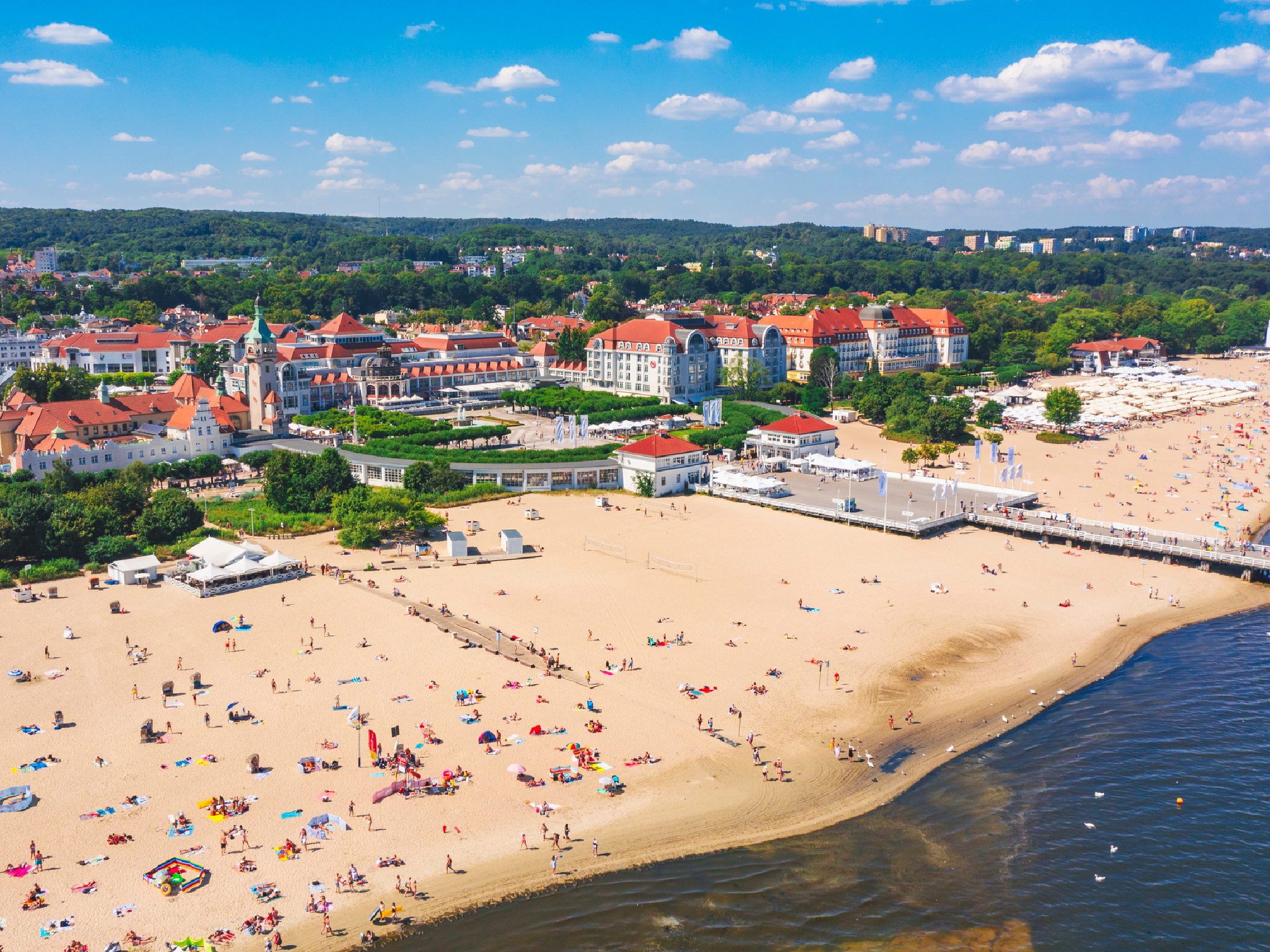 Sopot in Poland is one of the cheapest place to holiday