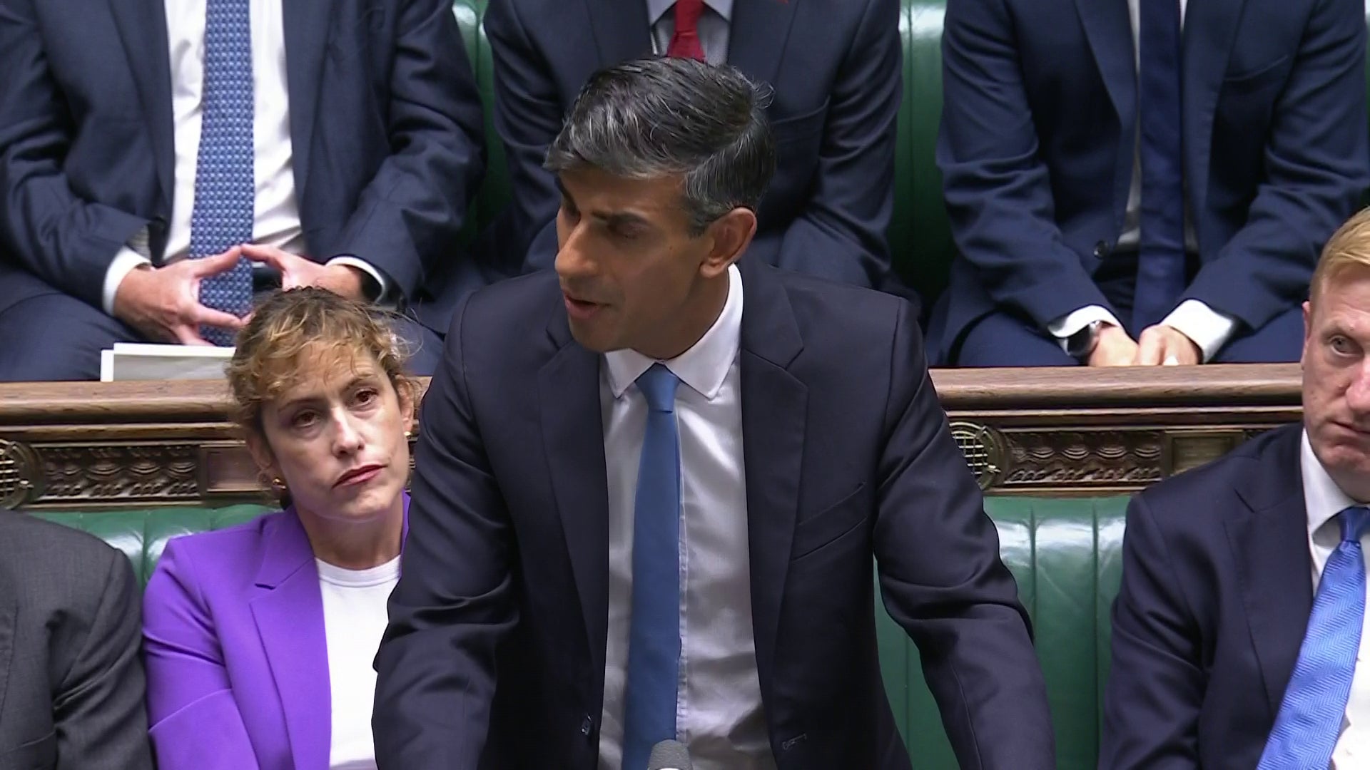 Rishi Sunak will remain Conservative Party leader until his successor is chosen (House of Commons/UK Parliament/PA)