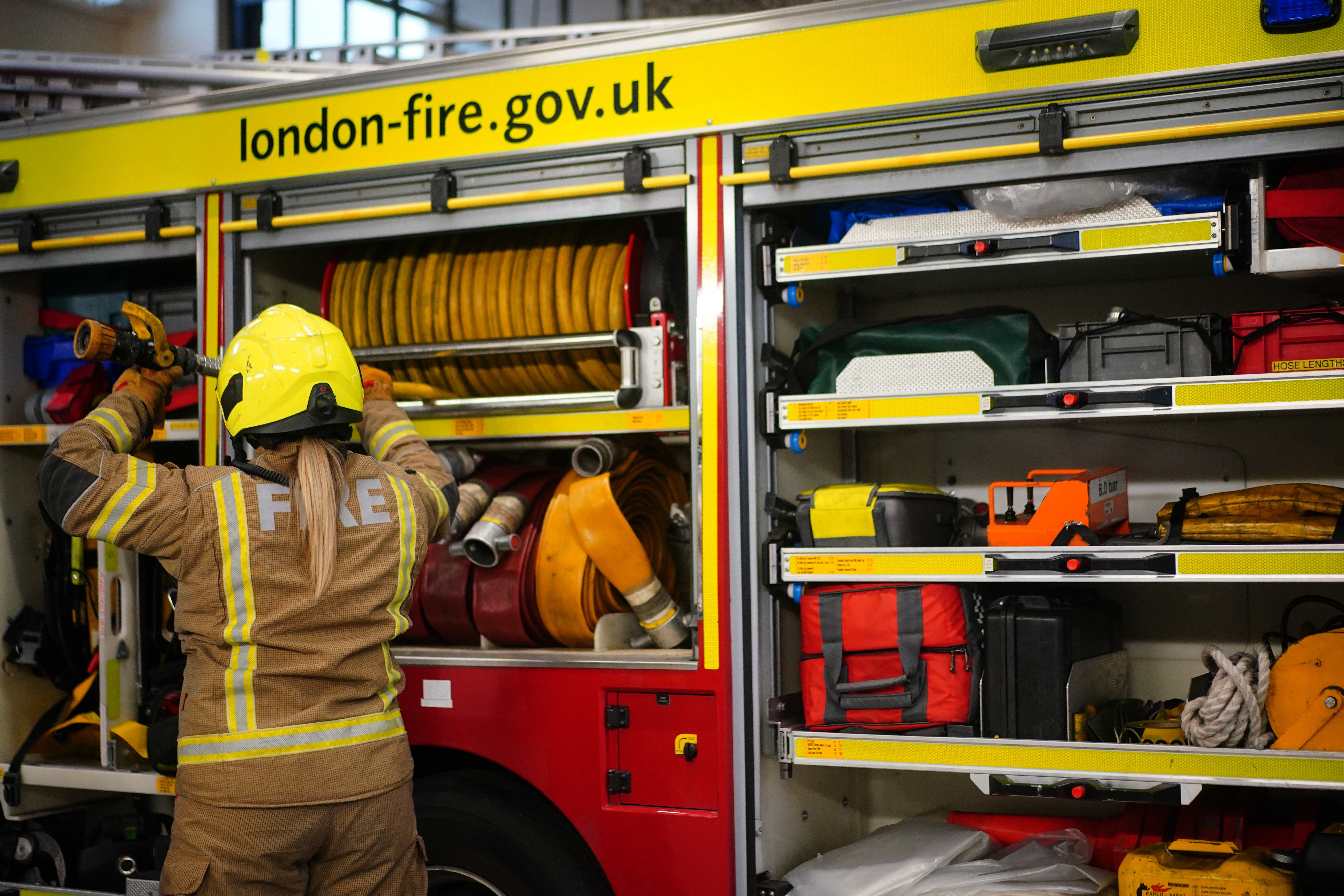 More than £800 million of work is needed across fire stations, vehicles, equipment and IT infrastructure, a report has said (Victoria Jones/PA)