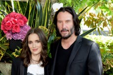 Winona Ryder reveals she and Keanu Reeves still call each other husband and wife