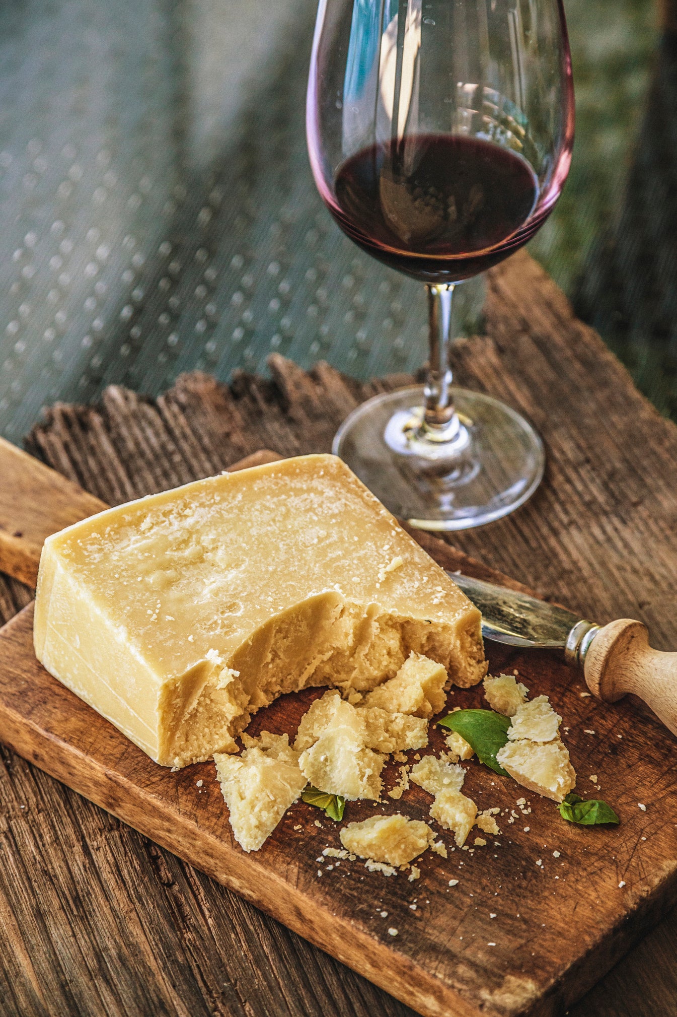 Pecorino Romano and Chianti make for a salty-creamy combo