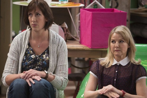 Co-stars: With her on-and-off-screen friend Miranda Hart in ‘Miranda’