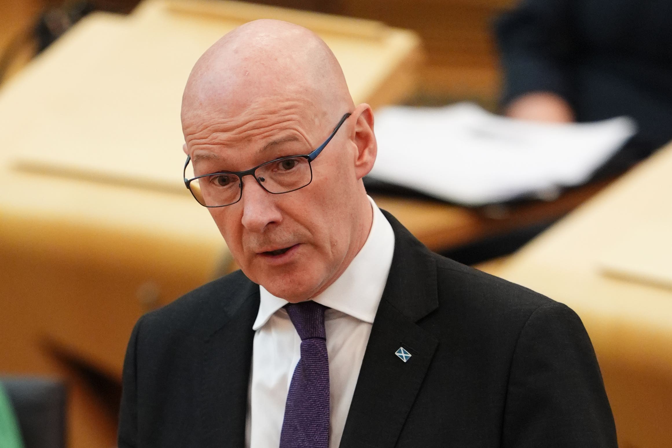 John Swinney unveiled his Programme for Government in Holyrood on Wednesday (Andrew Milligan/PA)