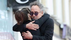 Tim Burton honoured by Winona Ryder and Michael Keaton on Hollywood Walk of Fame