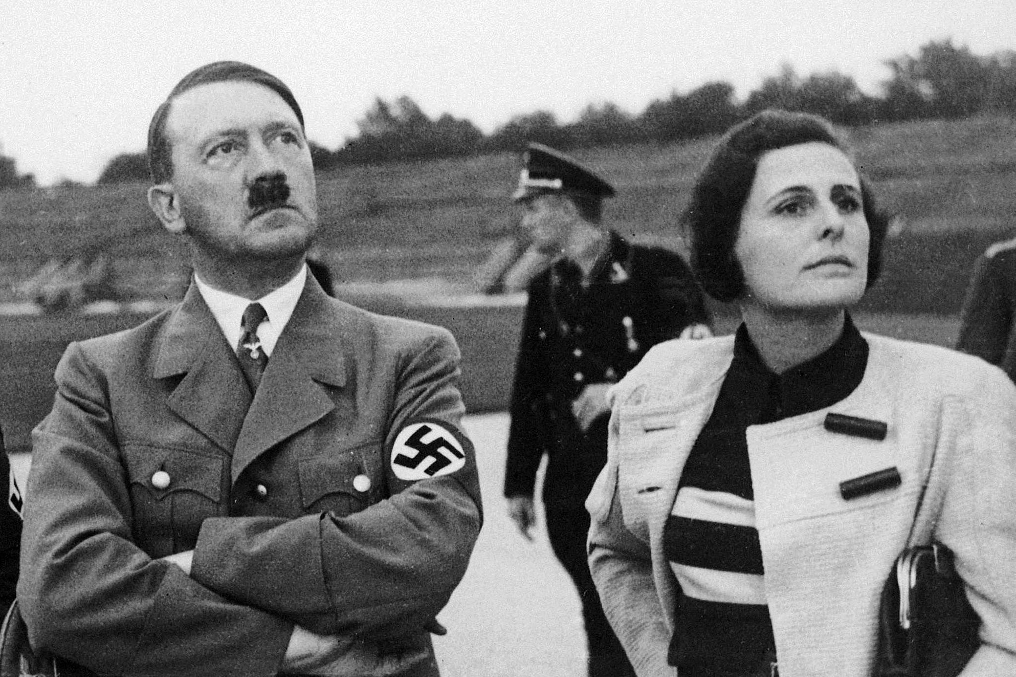 Reich hand woman: Adolf Hitler and Leni Riefenstahl pictured together