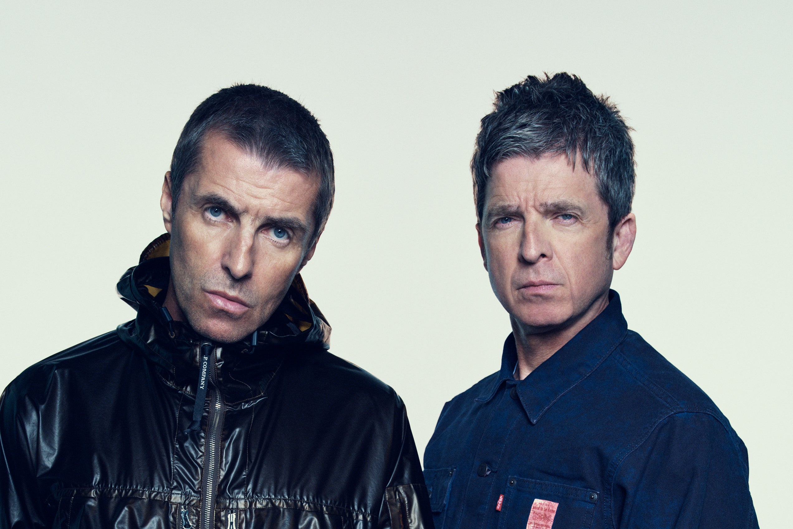 Liam (left) and Noel Gallagher of Oasis