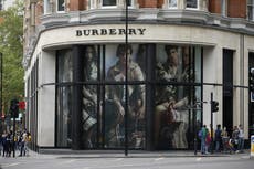 Burberry booted off FTSE 100 after 15 years as share price slumps