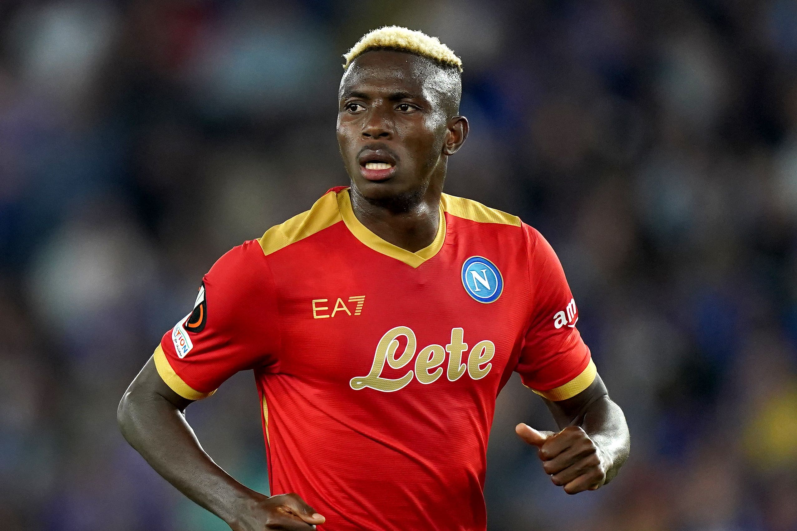 Napoli striker Victor Osimhen has joined Galatasaray on loan (Mike Egerton/PA)