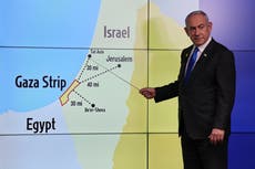 Israel's Netanyahu demands open-ended control of Gaza's border with Egypt