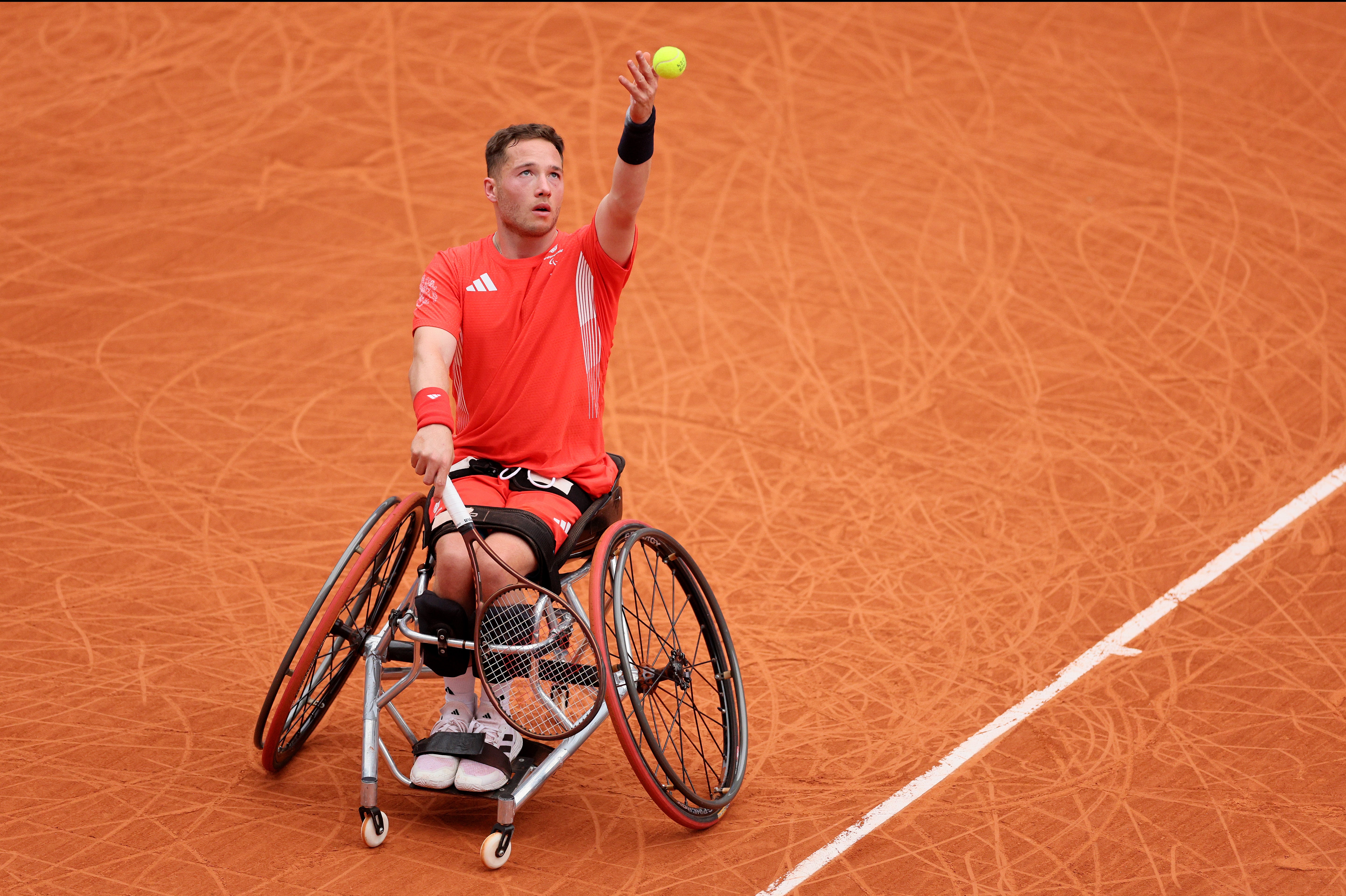 Alfie Hewett has guaranteed at least a silver alongside Gordon Reid