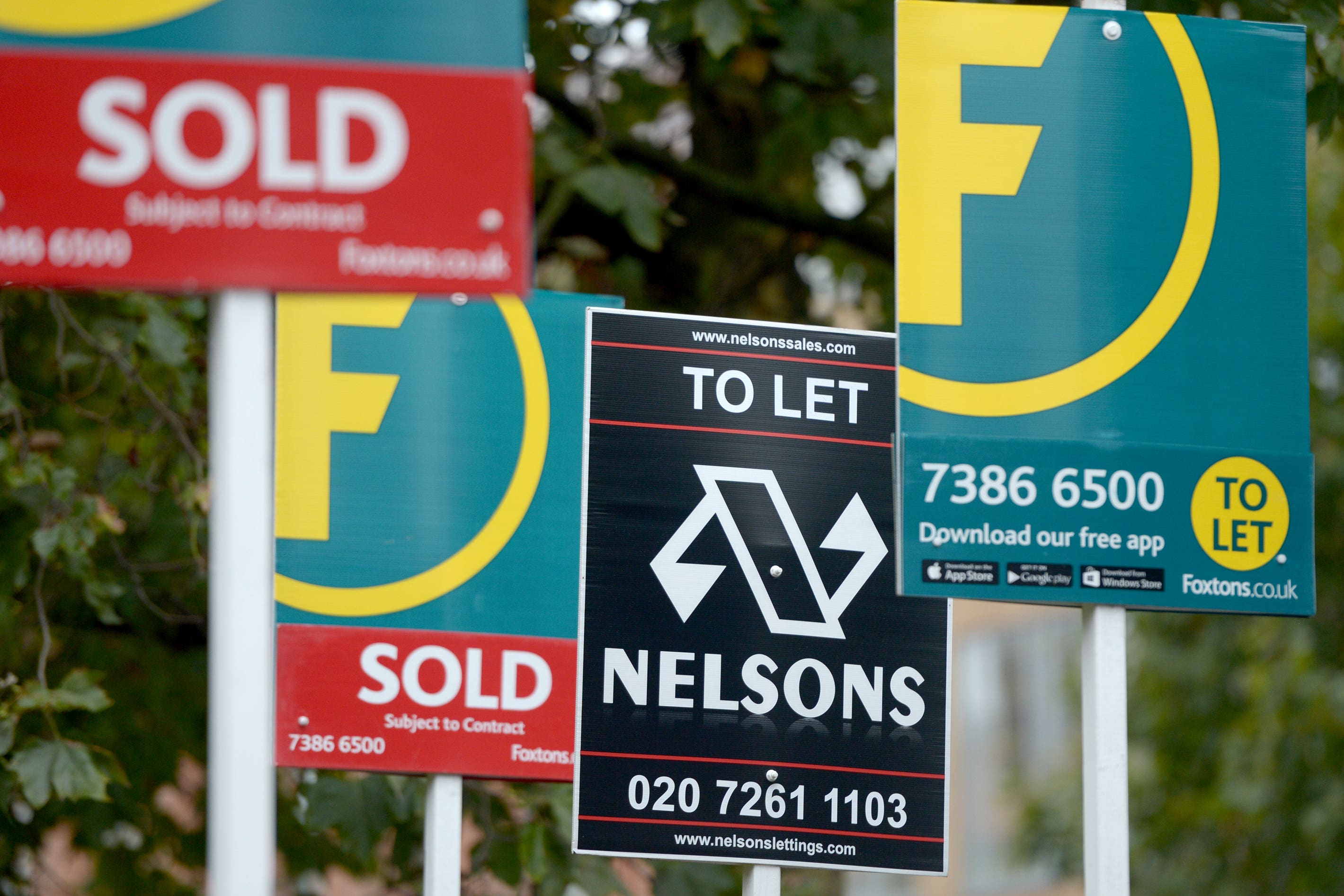 Some 18% of homes currently for sale were previously on the rental market, Rightmove said (Anthony Devlin/PA)