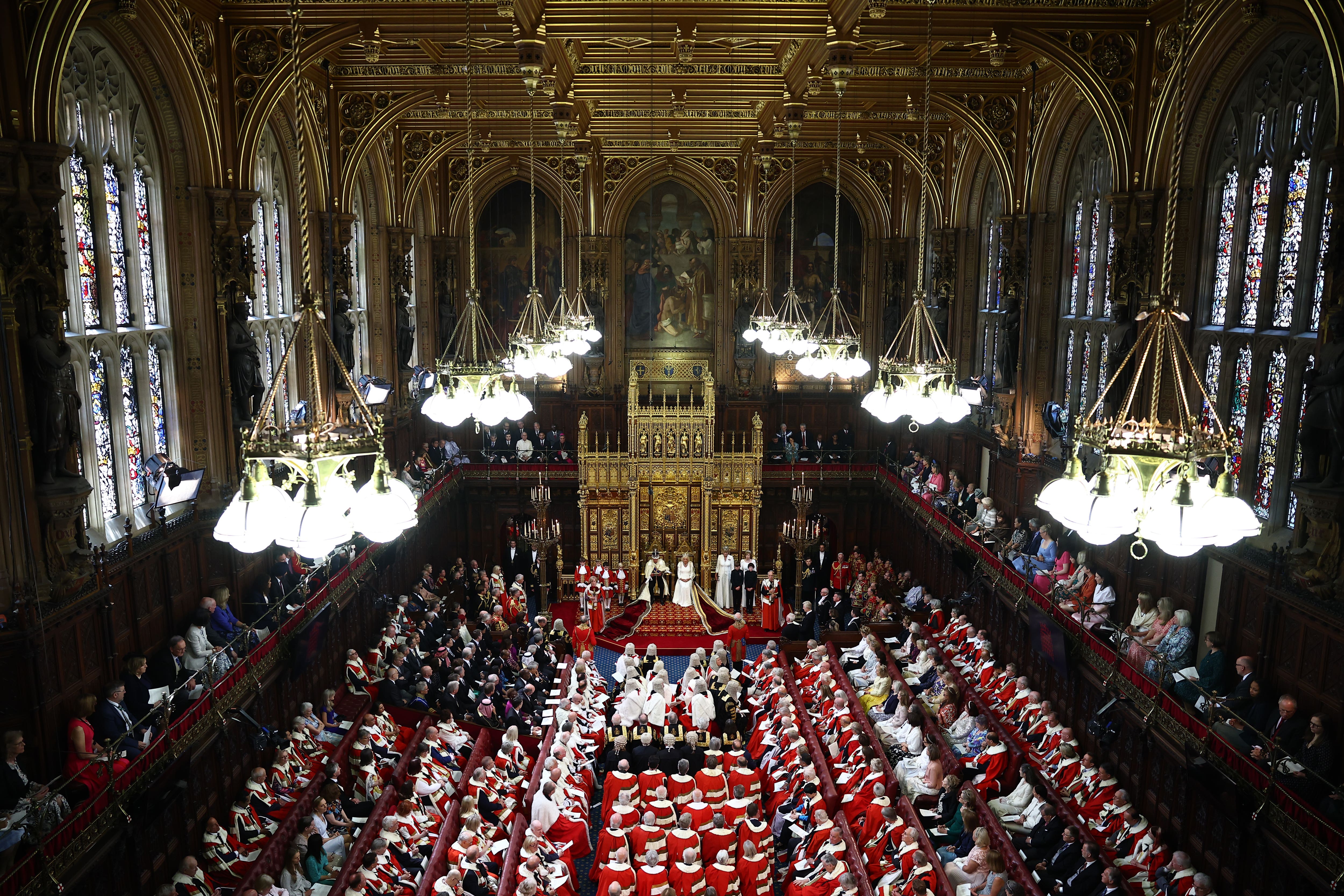 The Government will introduce a Bill on Thursday to remove hereditary peers from the House of Lords (Henry Nicholls/PA)