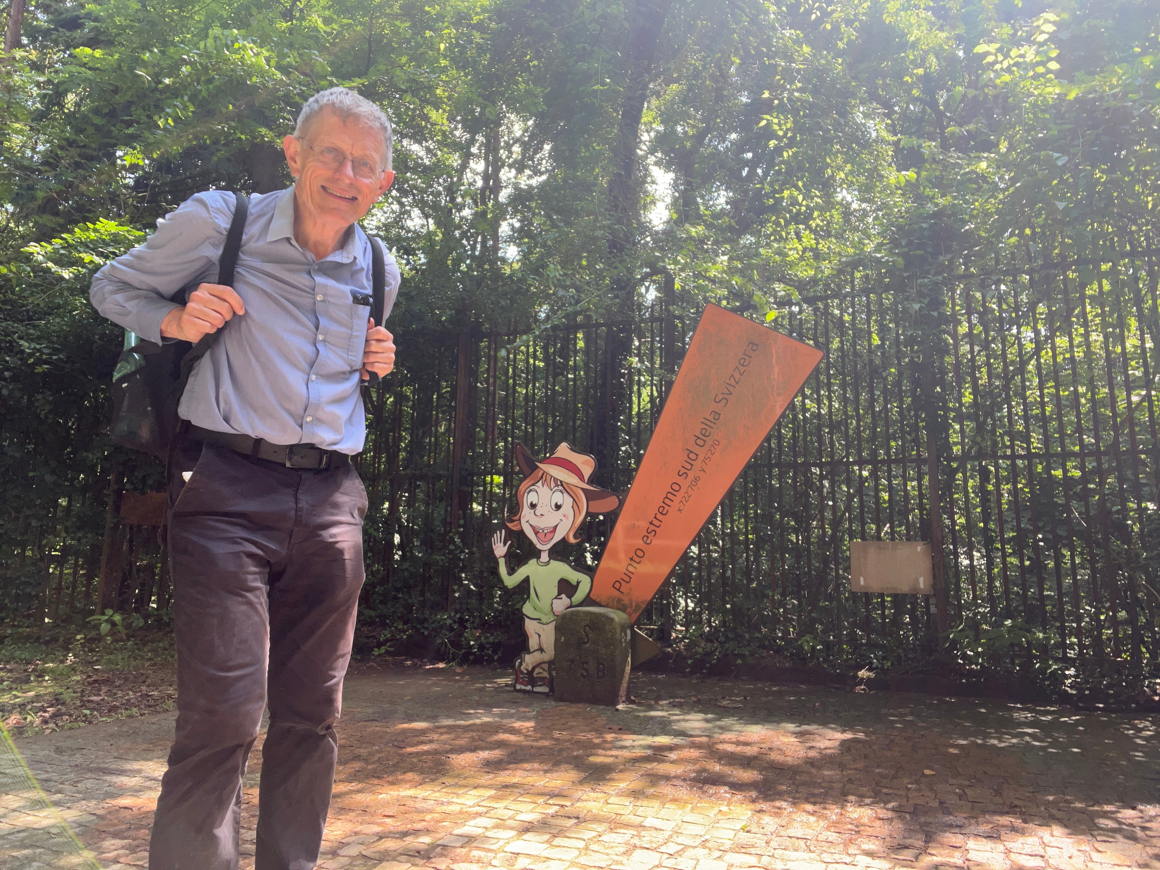 Northbound: Simon Calder at the southernmost point in Switzerland