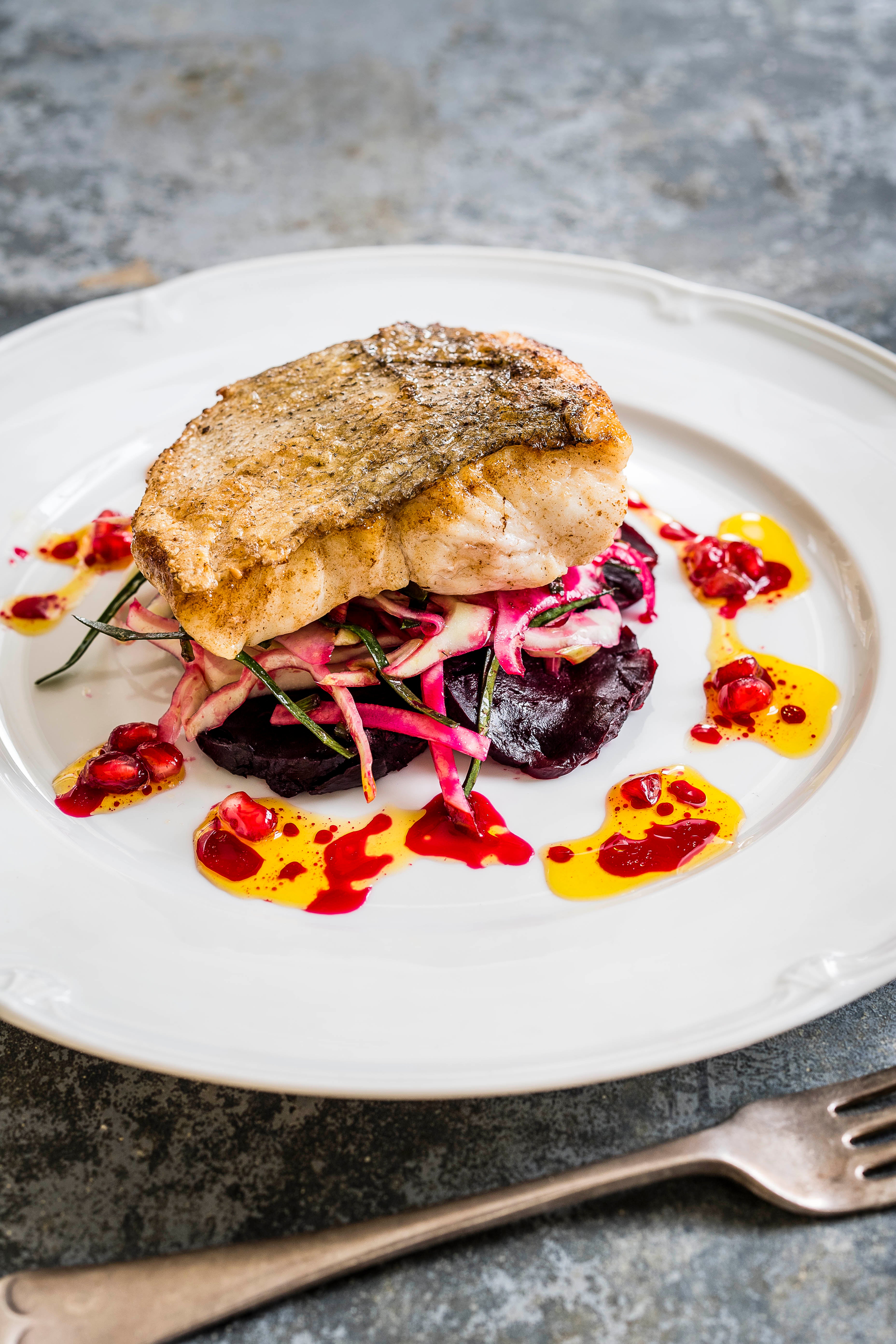 A spectacular salad that makes a great first course at Christmas