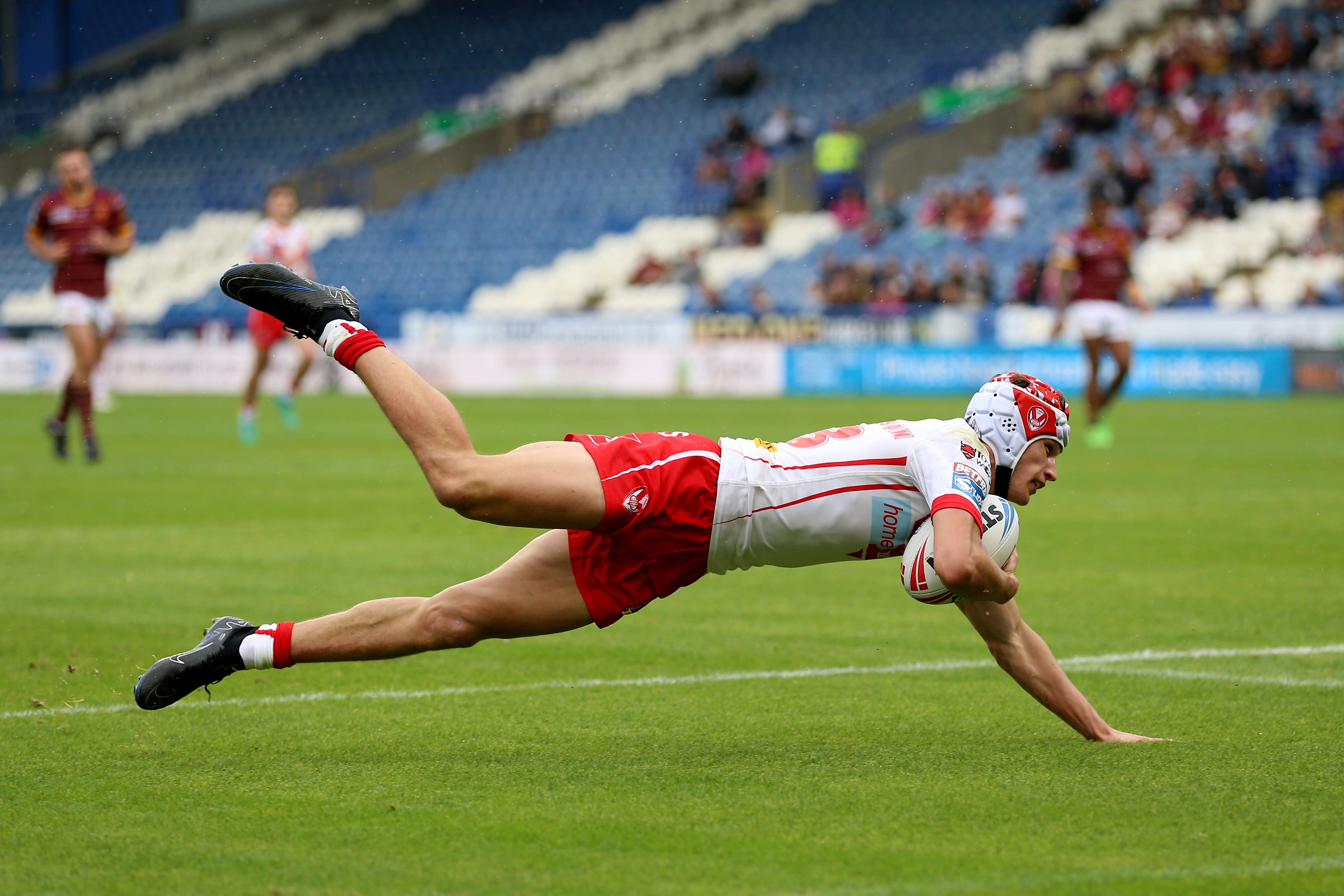 St Helens, and Harry Robertson, are one of the play-off contenders (PA)