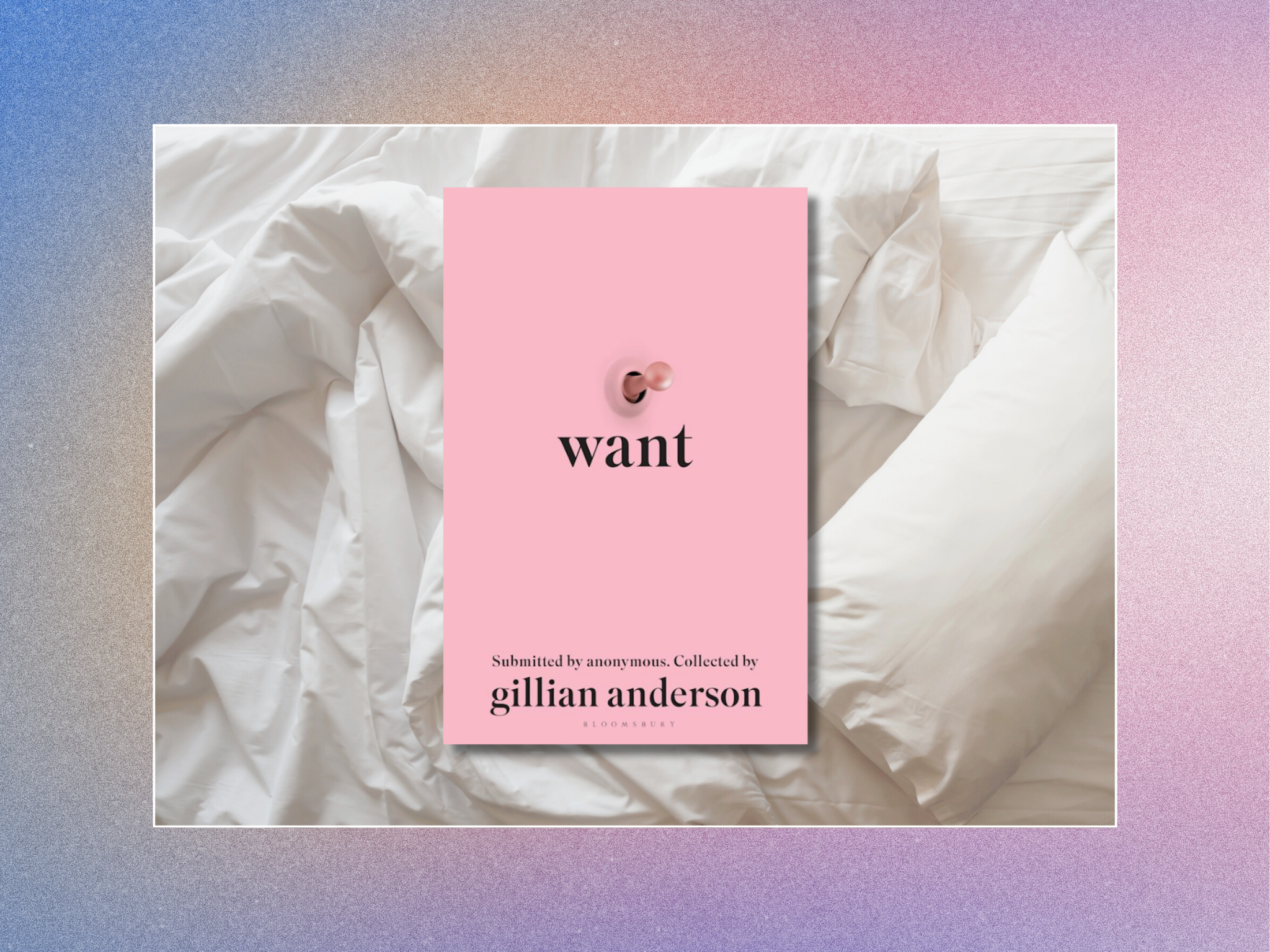 The book, edited by Gillian Anderson, contains 174 anonymous fantasies