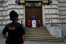 Greenpeace block access to Unilever HQ in single-use plastics protest