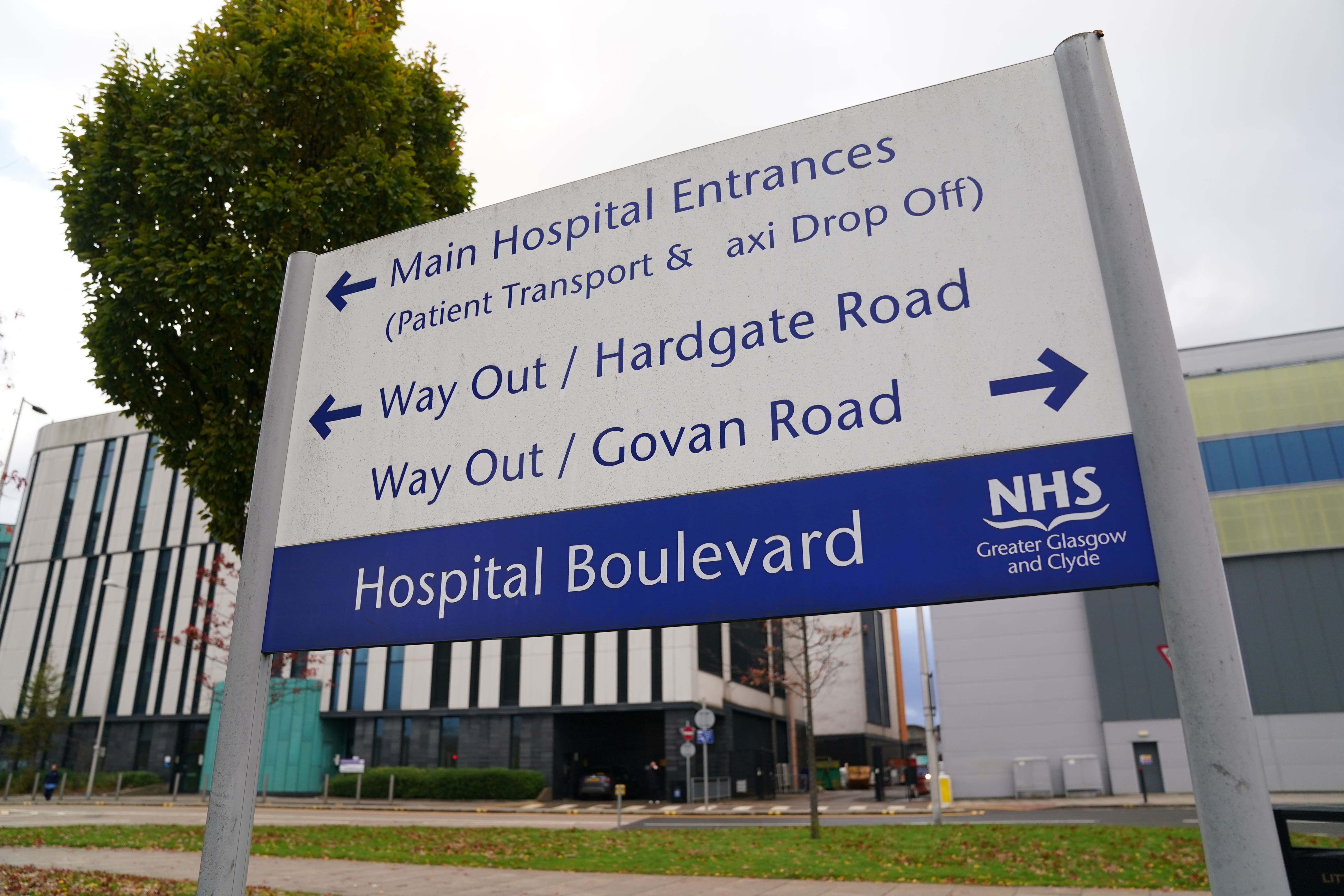 The inquiry is currently examining the construction of the Queen Elizabeth University Hospital in Glasgow (Andrew Milligan/PA)