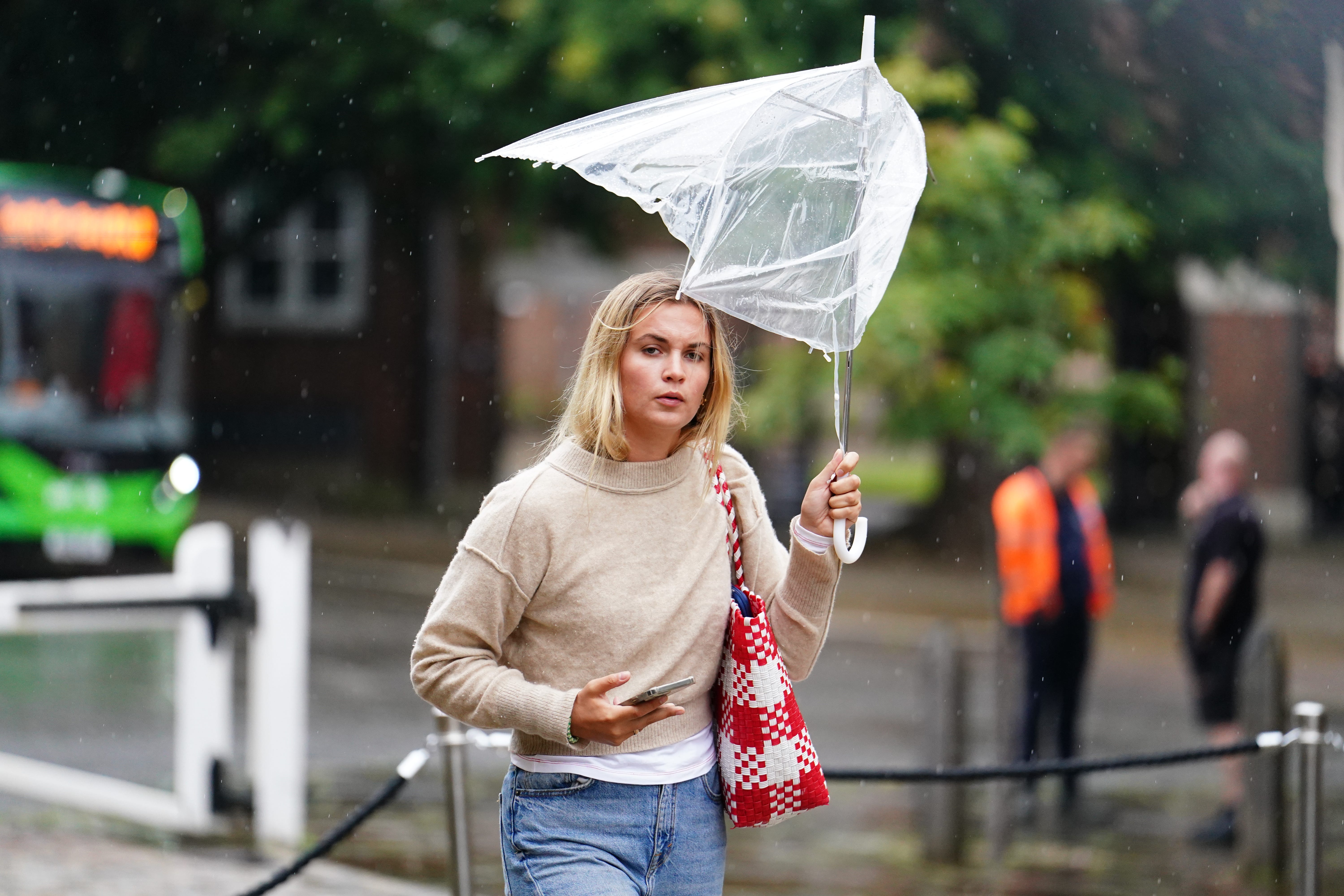 Heavy rain has battered parts of the UK (Jordan Pettitt/PA)