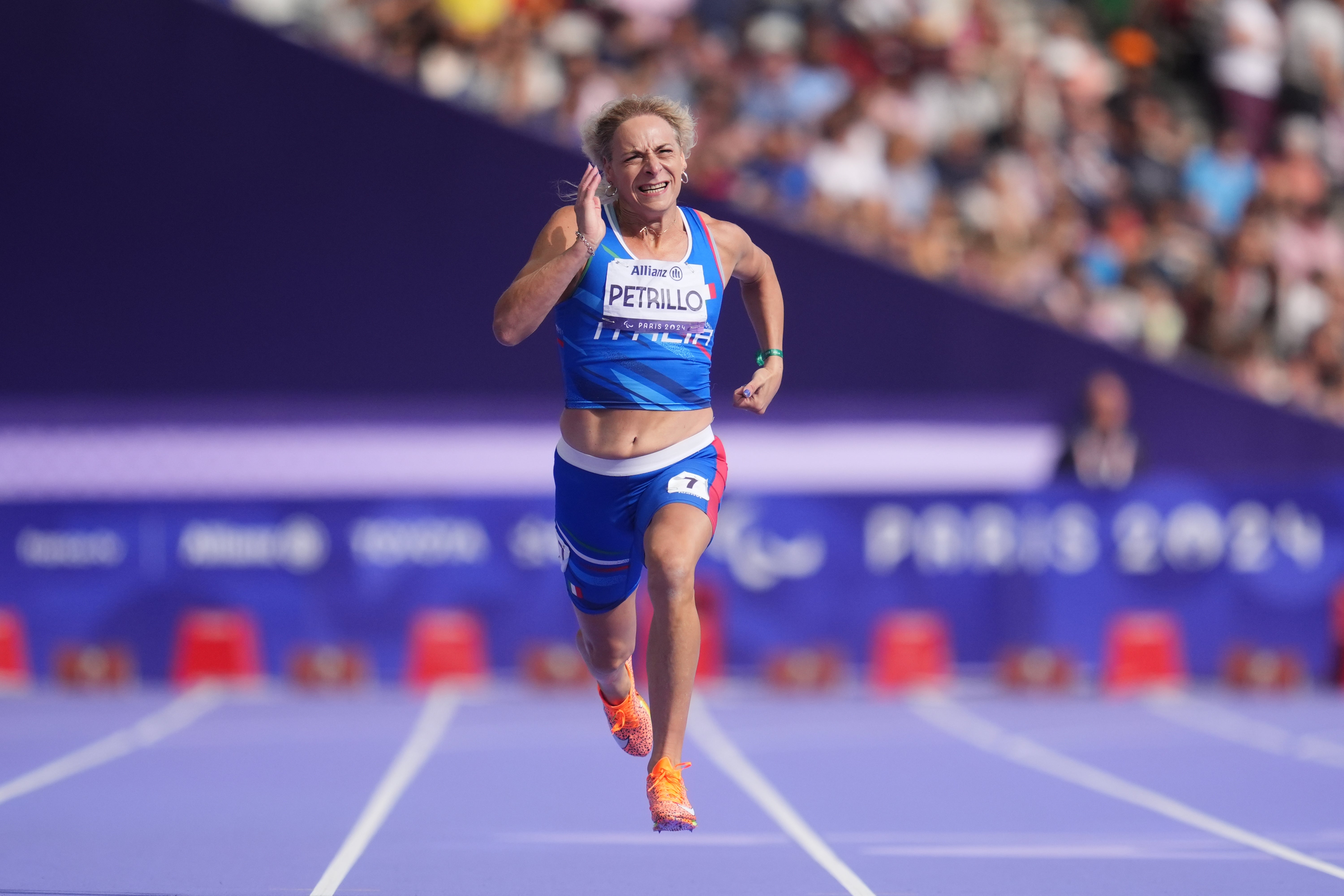 Transgender athlete Valentina Petrillo reached the 200m semi-finals