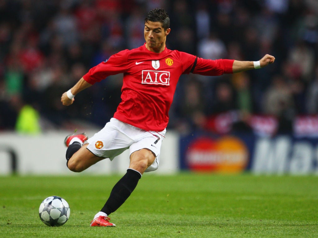 Ronaldo’s 45-yard effort against Porto in the Champions League in April 2009 is one of his longest distance goals