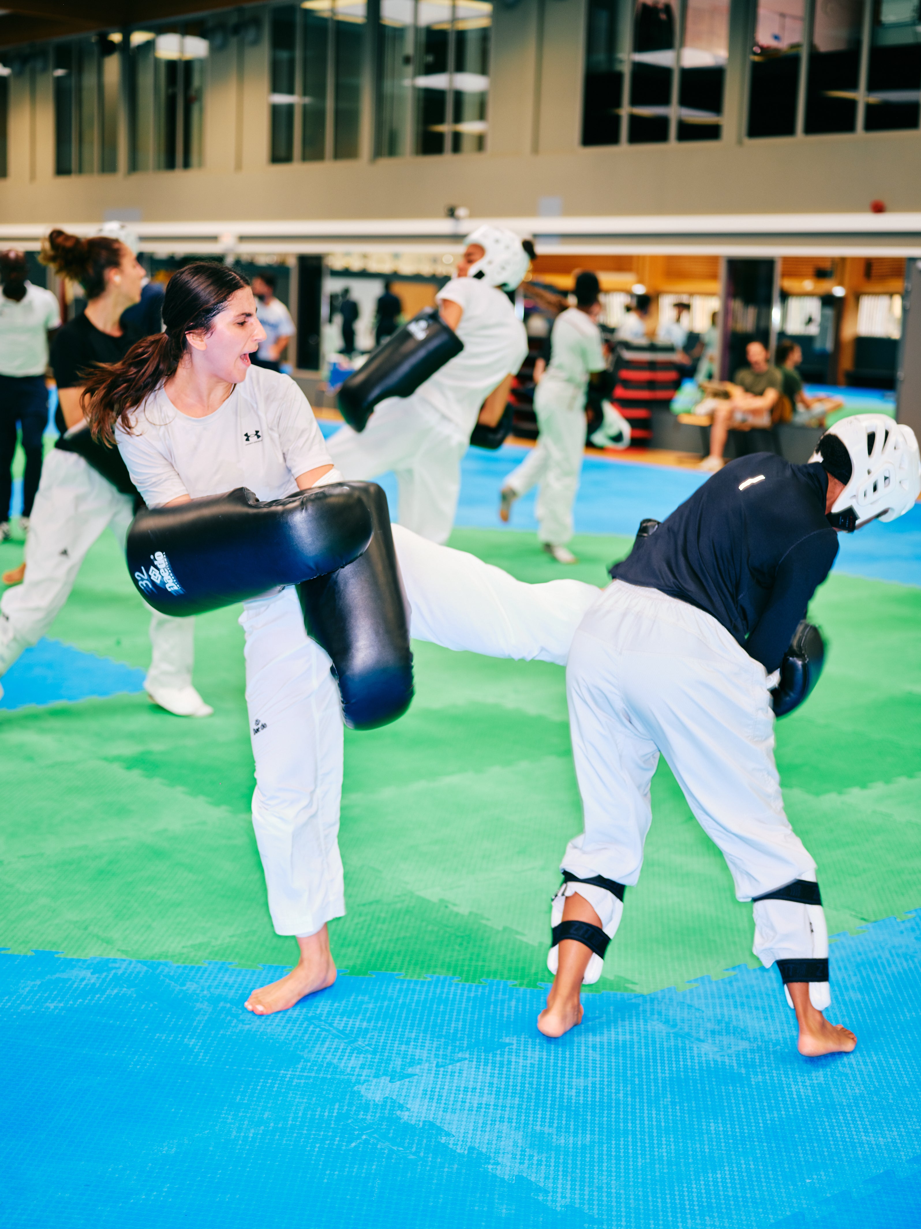 Hamidi competed in the women’s 57kg category at the Paris Olympics, representing the international refugee team