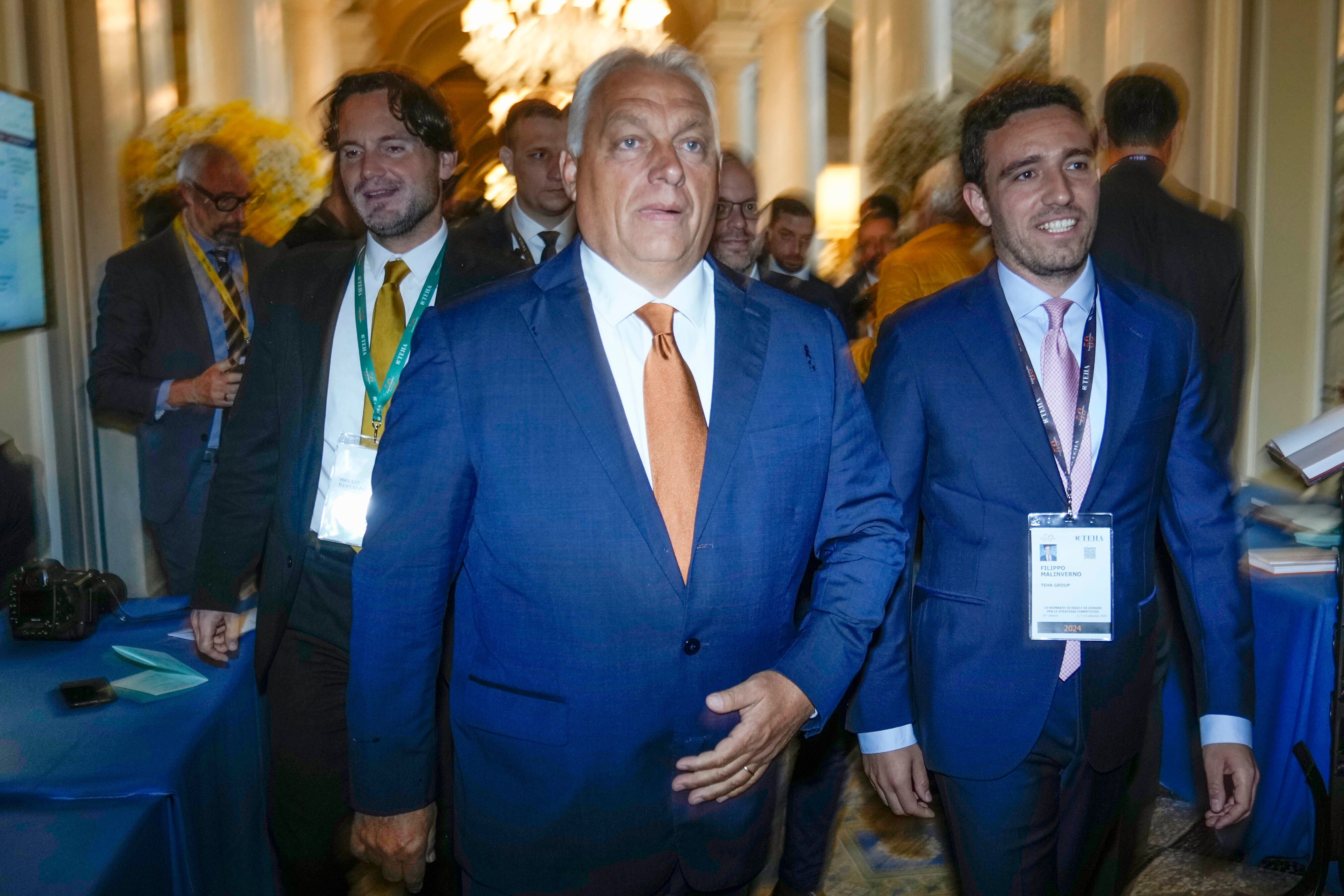 APTOPIX Italy Economic Forum