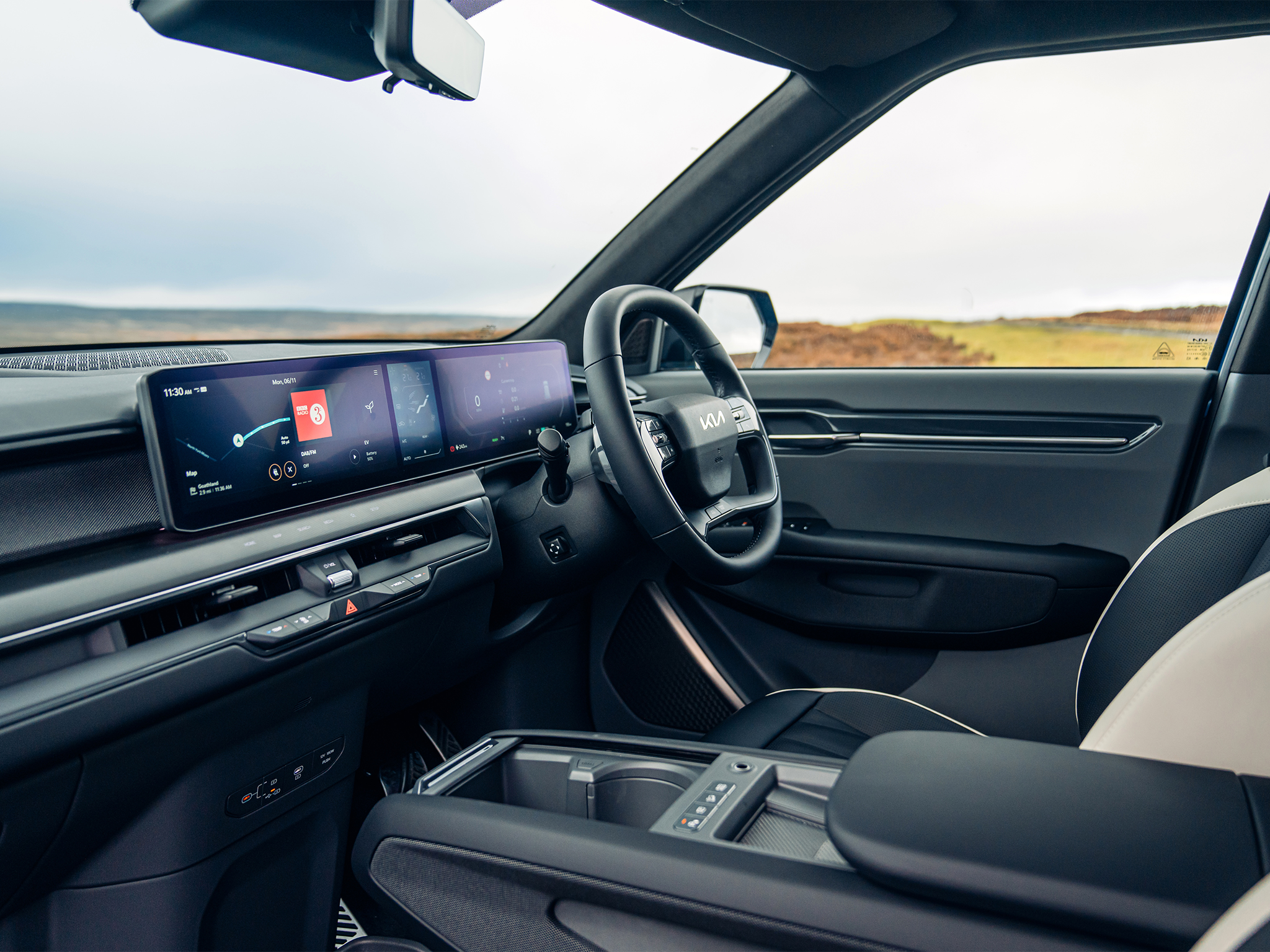 The Kia EV9 has broadly the same infotainment system as other Kia, Genesis and Hyundai cars