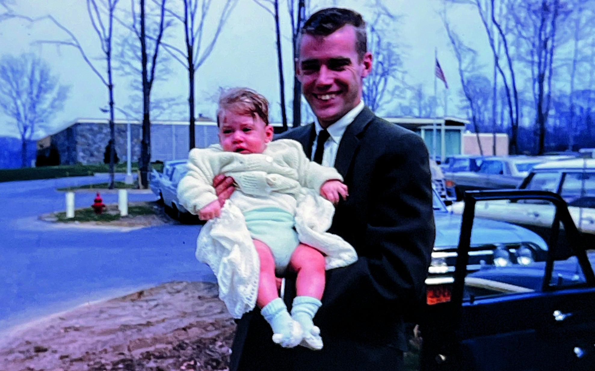 Fred is pictured as a baby with his father and namesake, the 45th President’s older brother, who spurned the family business for a failed aviation career and died at 42 after a long battle with alcohol; the author says he wrote the new book new book for his late parent as well as his own son, William