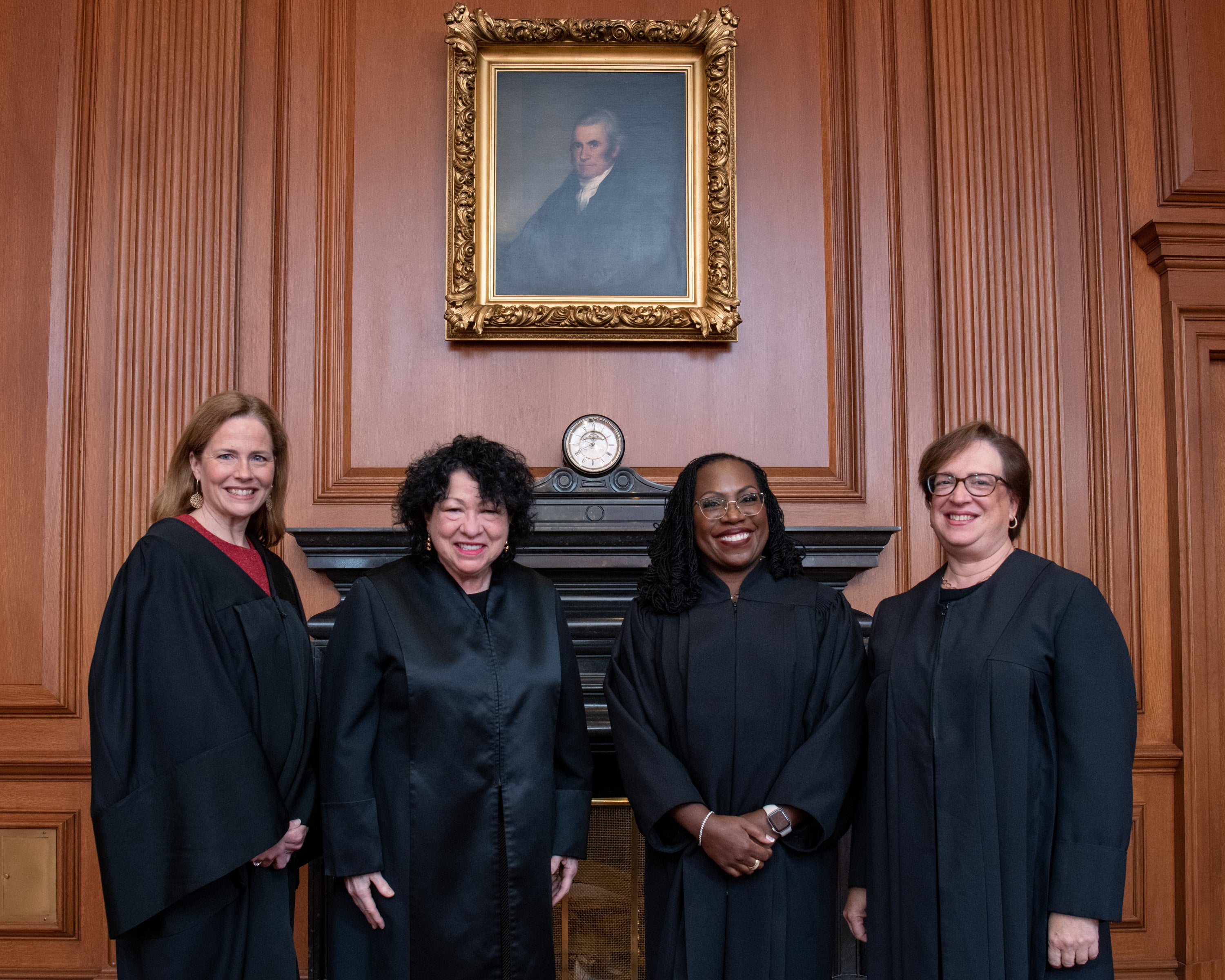 The women of the court, Amy Coney Barrett, Sonia Sotomayor, Ketanji Brown Jackson and Elena Kagan