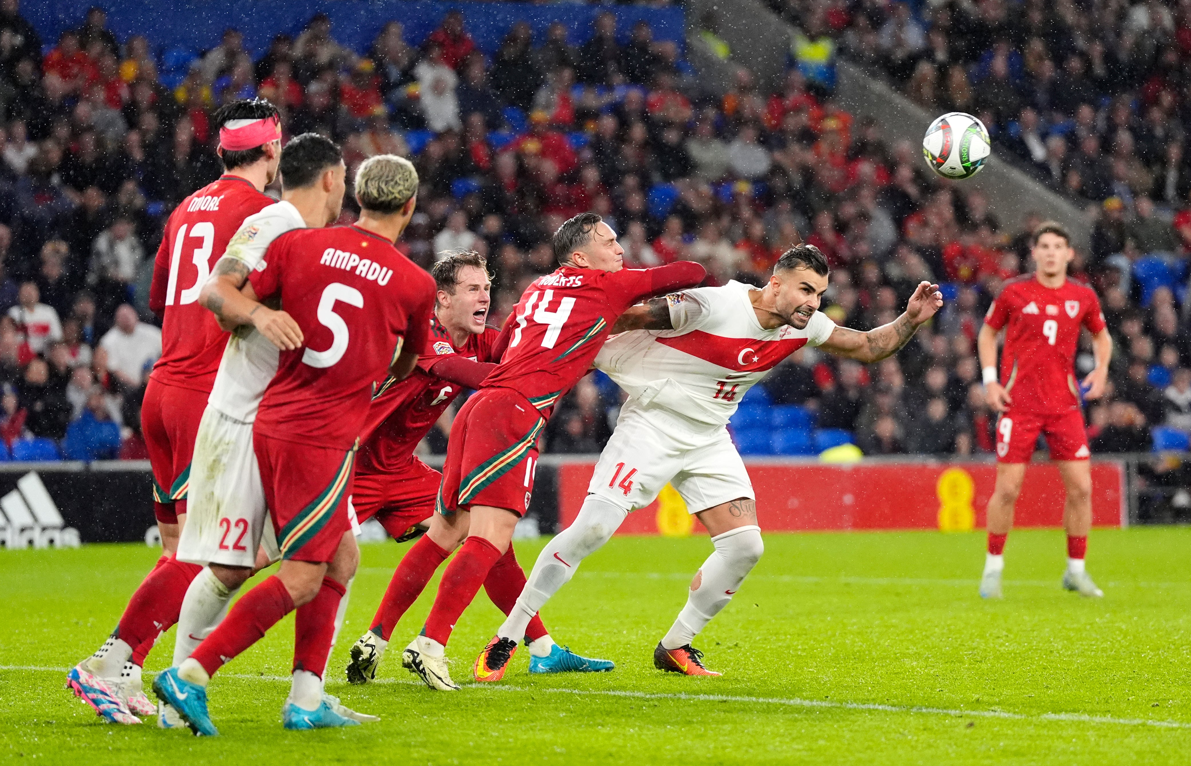 Abdulkerim Bardakci almost stole a late win for Turkey but Danny Ward managed to keep the effort out.