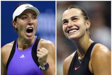 When is the US Open women’s final? Jessica Pegula v Aryna Sabalenka start time and how to watch on TV