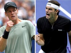 When is the US Open men’s final? Jannik Sinner vs Taylor Fritz start time and how to watch on TV