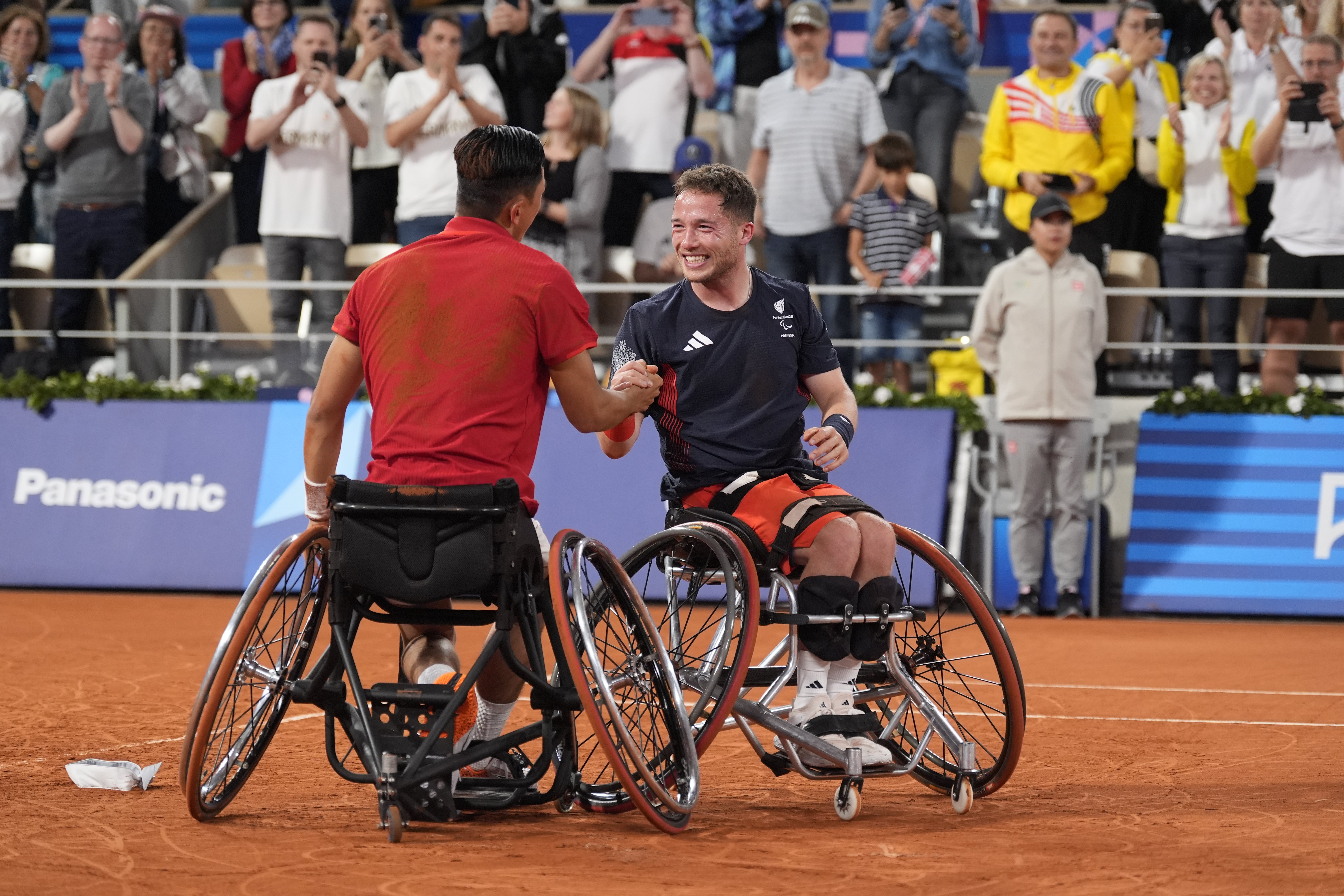 Alfie Hewett missed out on a gold medal in Paris in a thrilling men’s singles final against Tokito Oda.