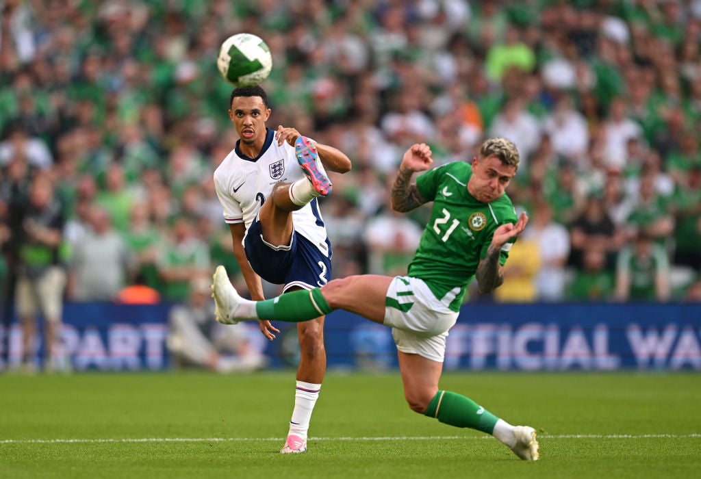 Trent Alexander-Arnold’s pass sparked England’s first goal