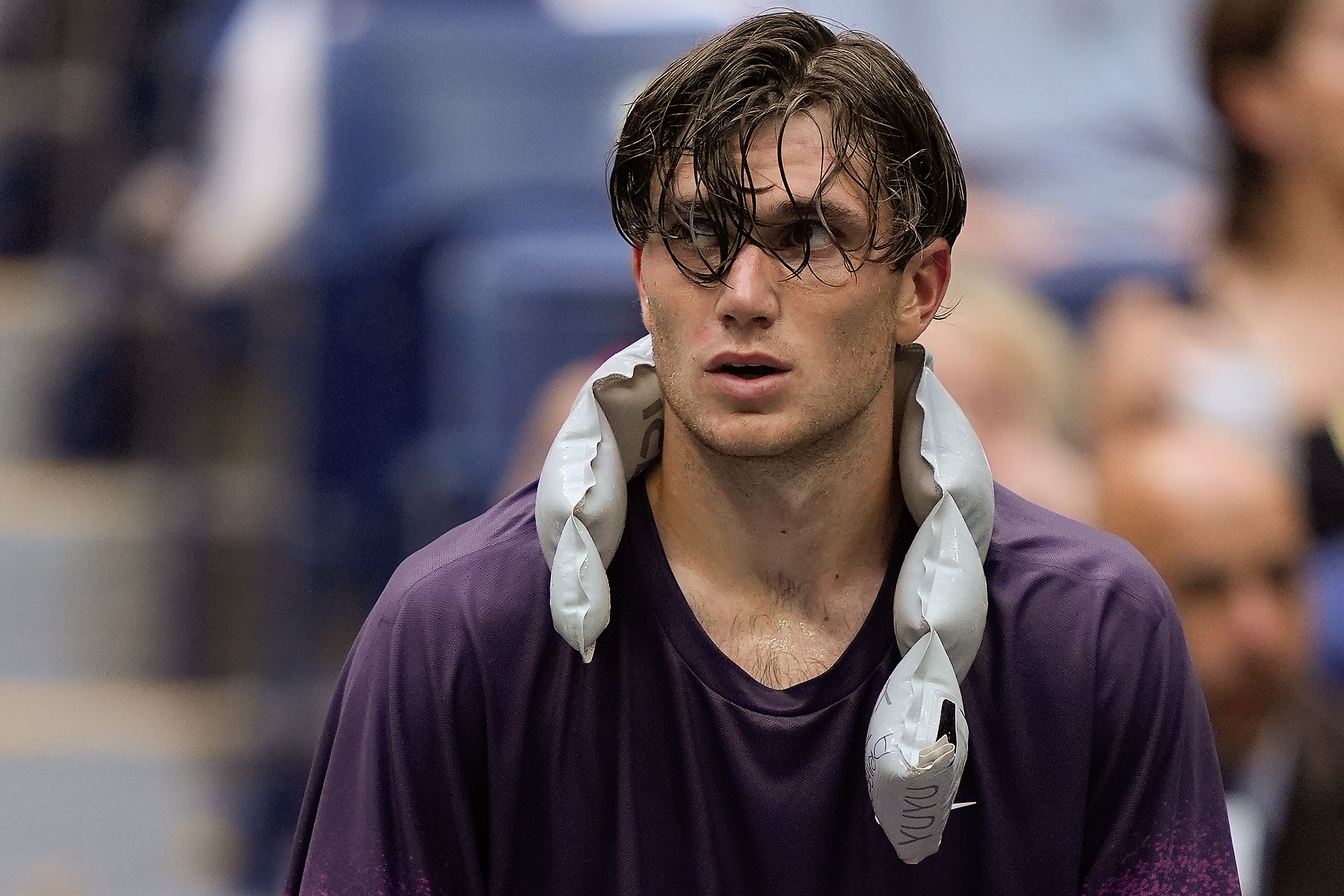 Jack Draper struggled with illness during his US Open semi-final defeat to Jannik Sinner