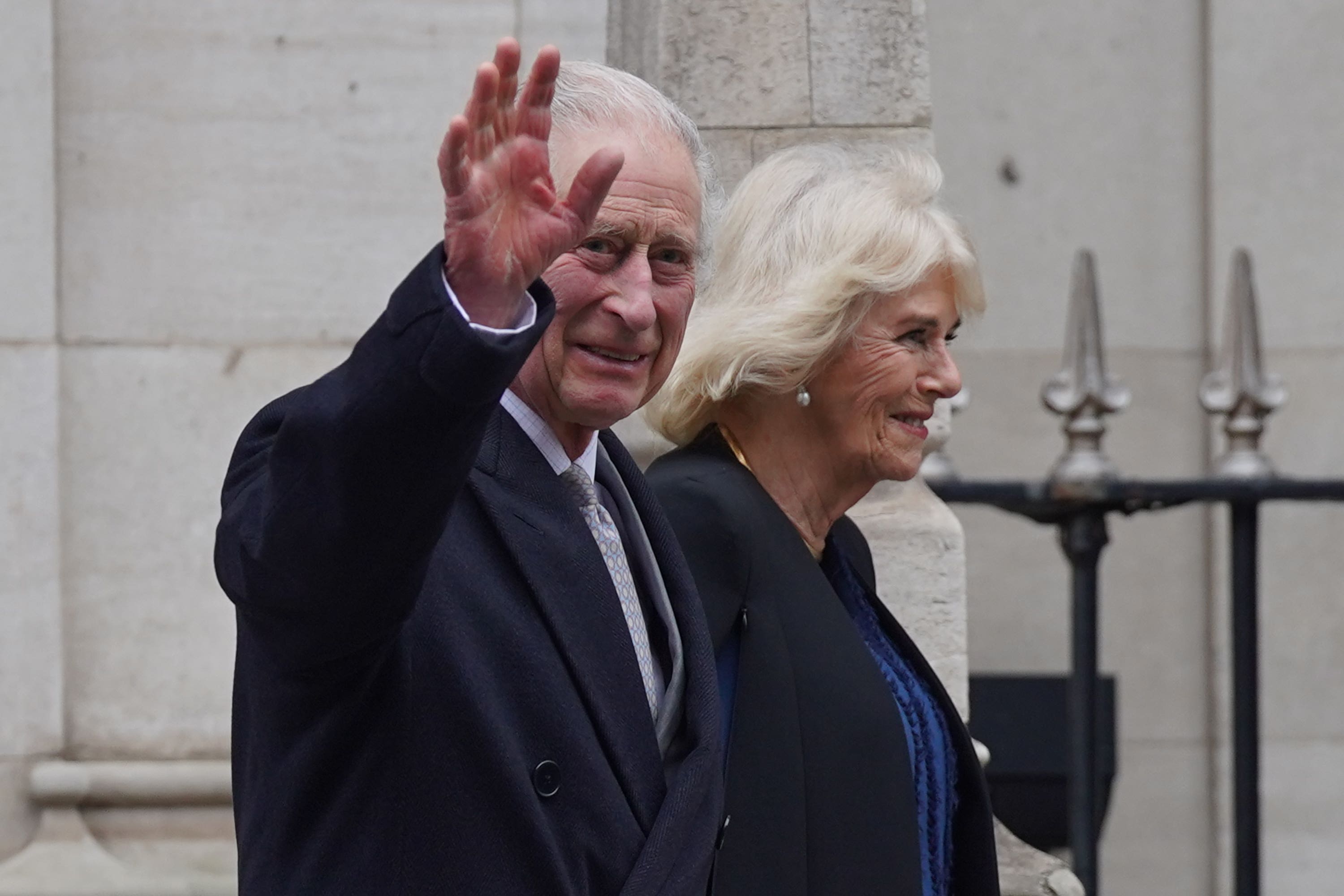 Camilla has stepped in for the King while the monarch was treated for cancer (Lucy North/PA)