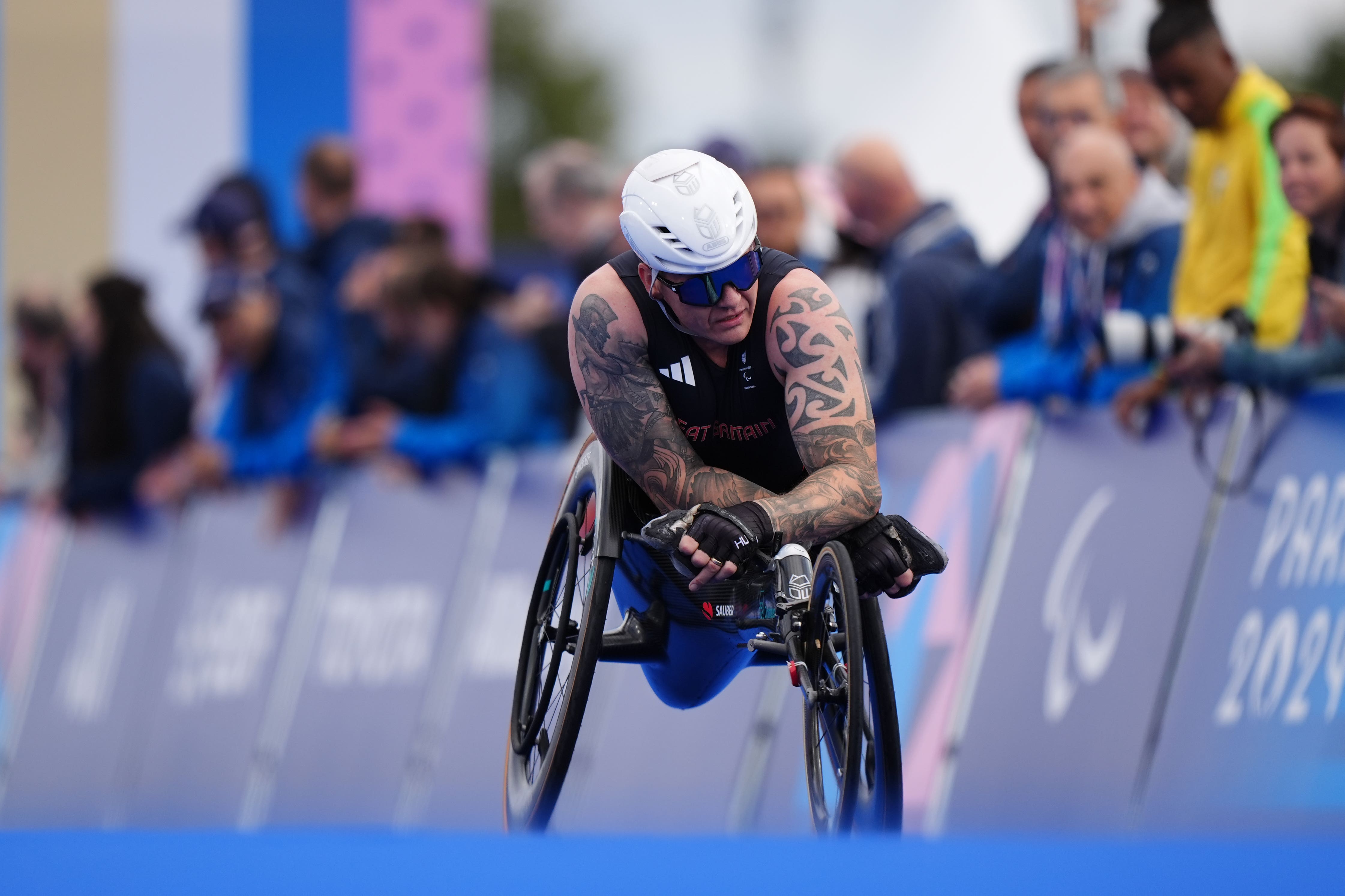 David Weir announced his Parlympic retirement after finishing fifth in the marathon (Zac Goodwin/PA)