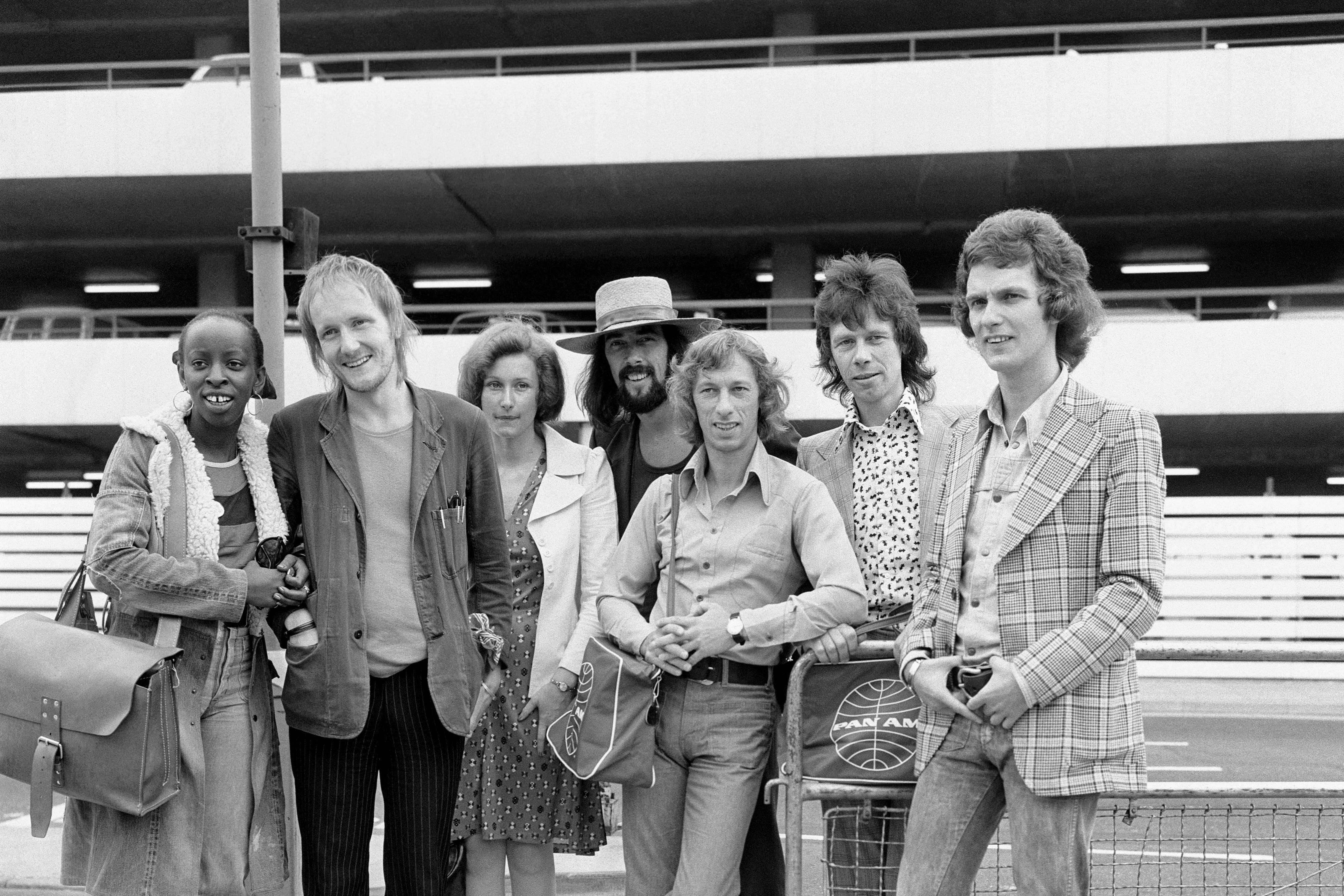 Herbie Flowers (second from right) with Blue Mink in 1973 (PA)