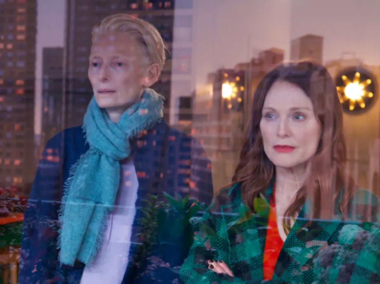 Tilda Swinton and Julianne Moore in Pedro Almodóvar’s Golden Lion-winning ‘The Room Next Door’